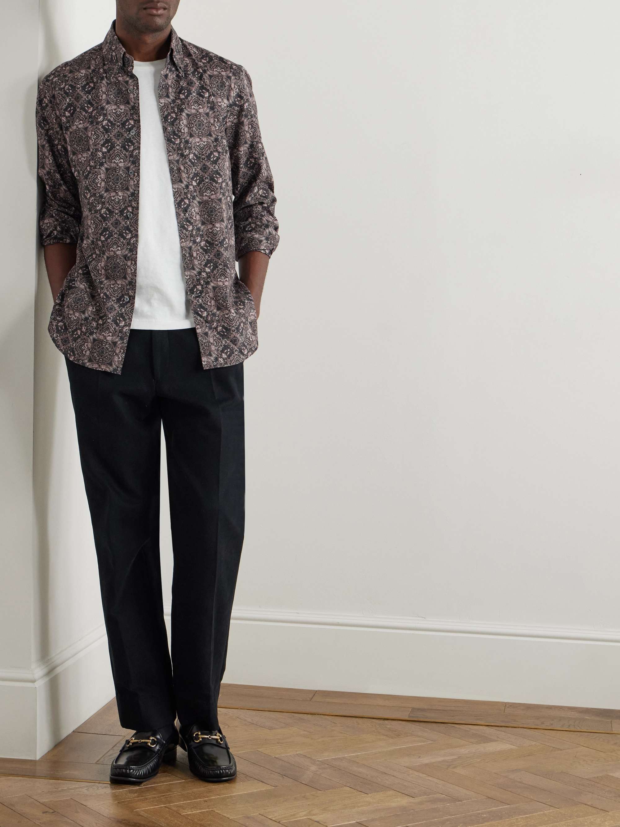 Paisley-Print Cotton Shirt view