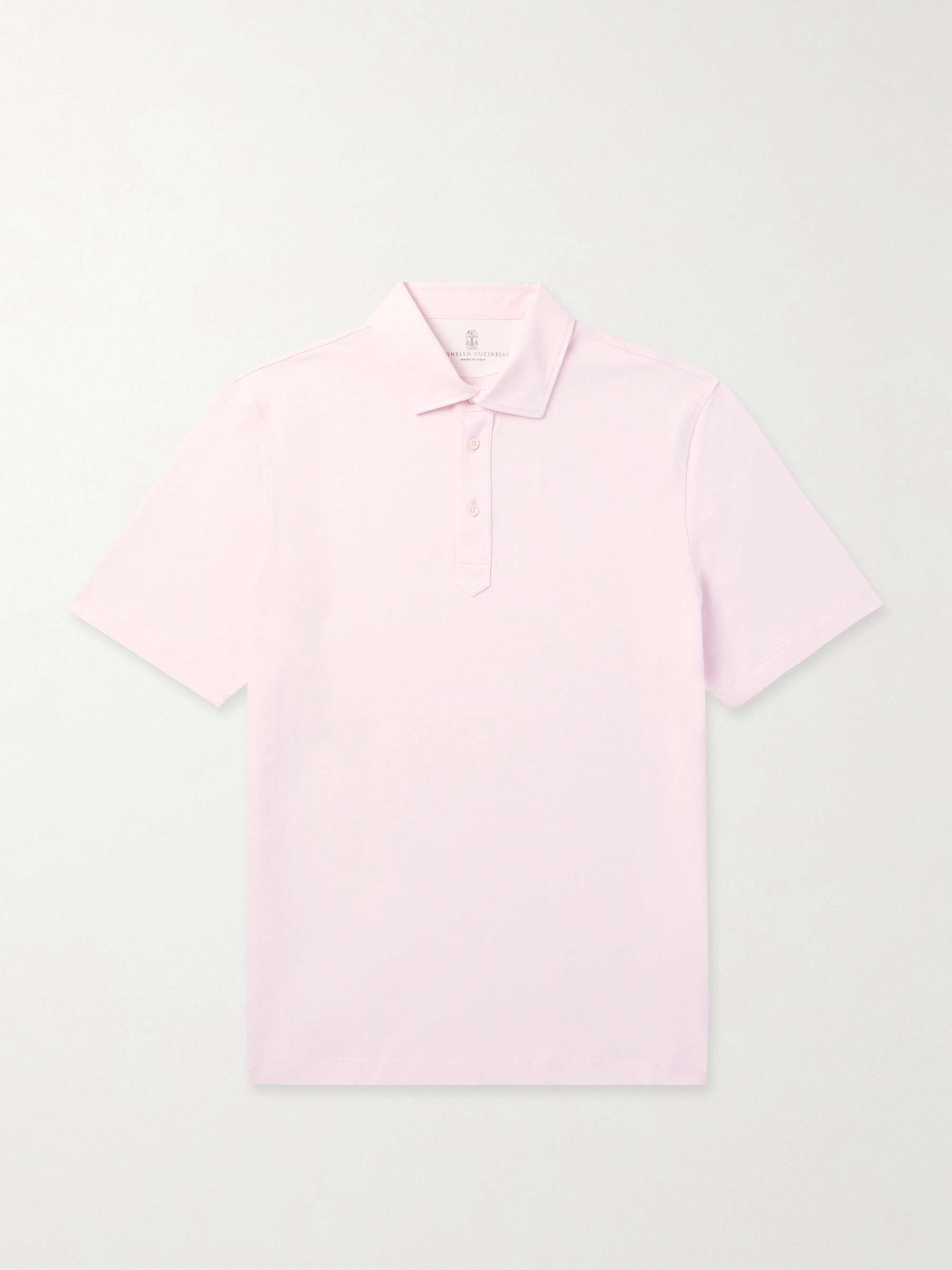 Linen and Cotton-Blend Polo Shirt view