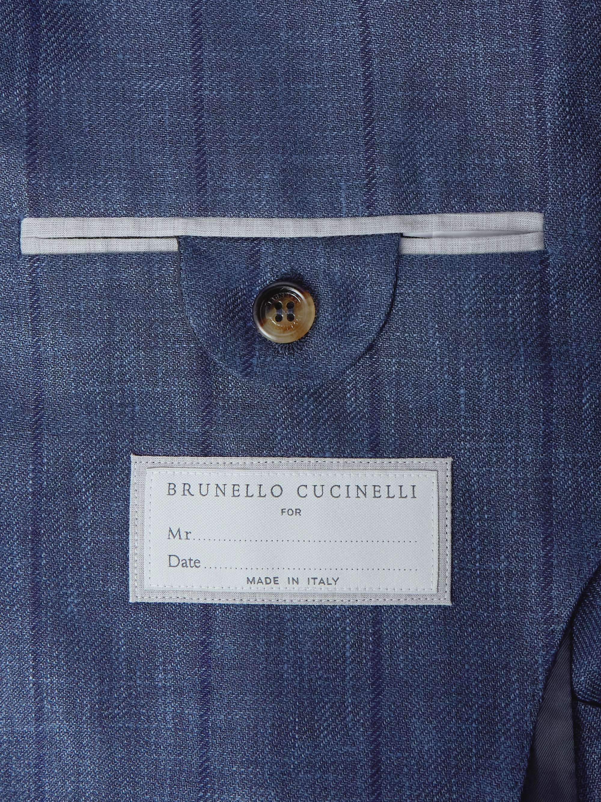 Wool, Linen and Silk-Blend Suit Jacket view
