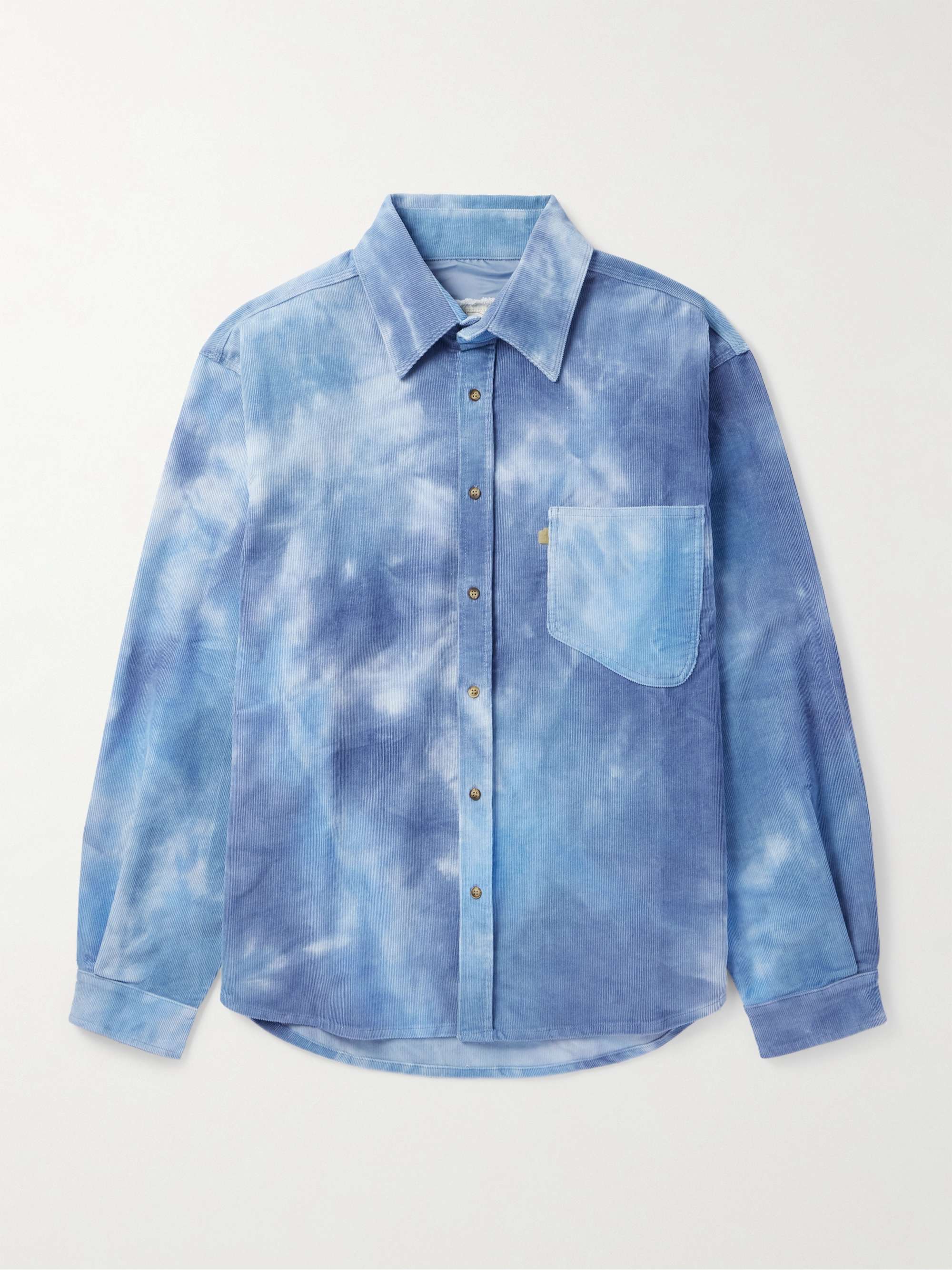 Tie-Dyed Cotton-Corduroy Shirt view
