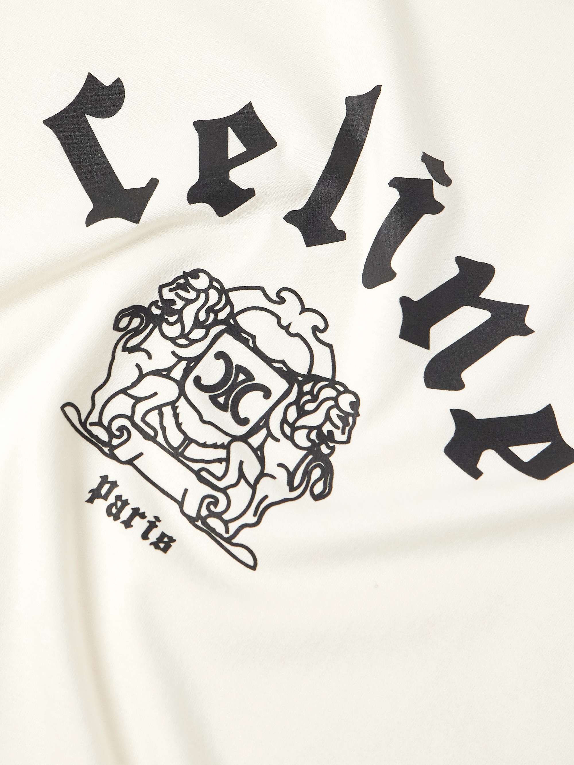 Cropped Logo-Print Cotton-Jersey T-Shirt view