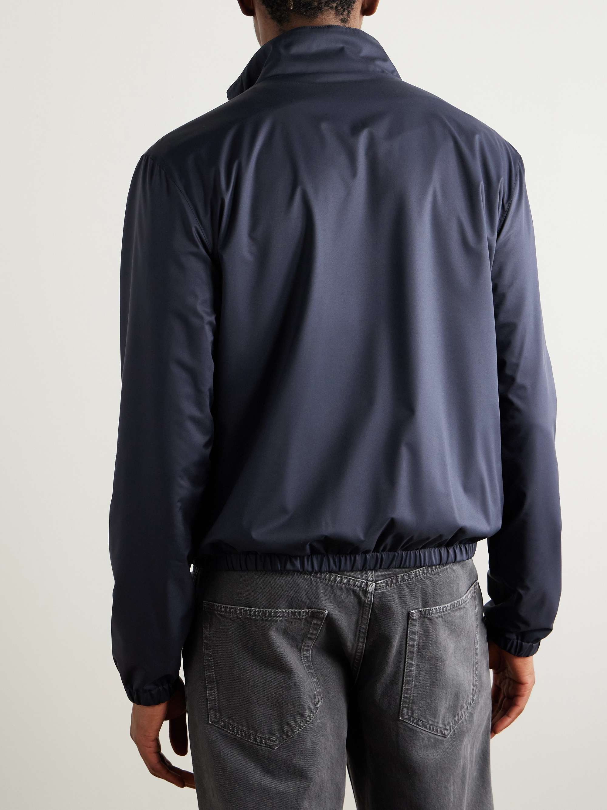 Reversible Jersey and Tech-Shell Blouson Jacket view