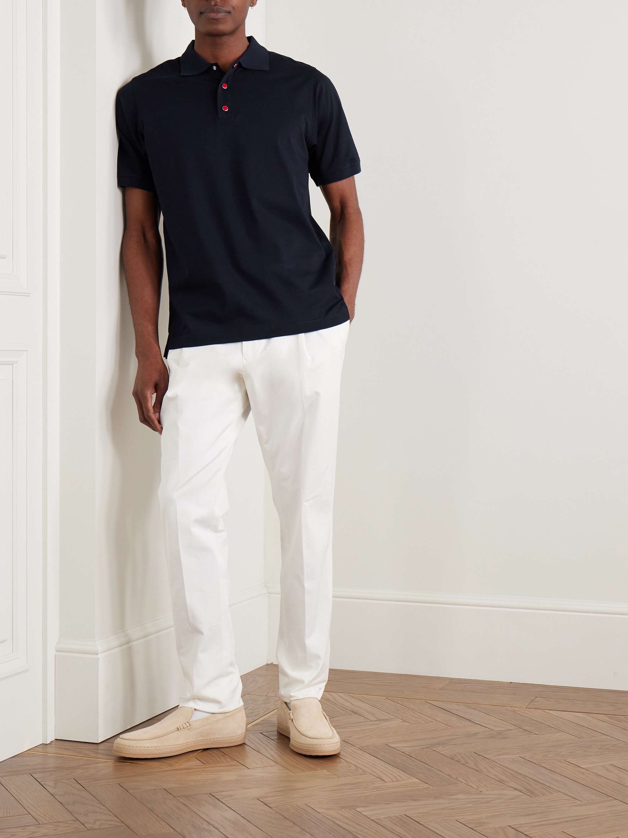 Cotton-Piqué Polo Shirt view