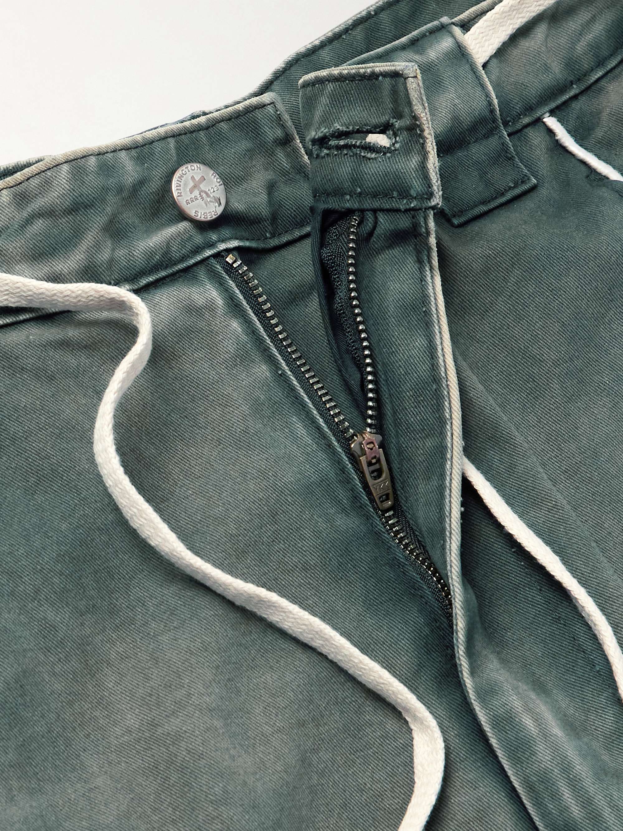 Father Pontius Wide-Leg Belted Cotton Shorts view