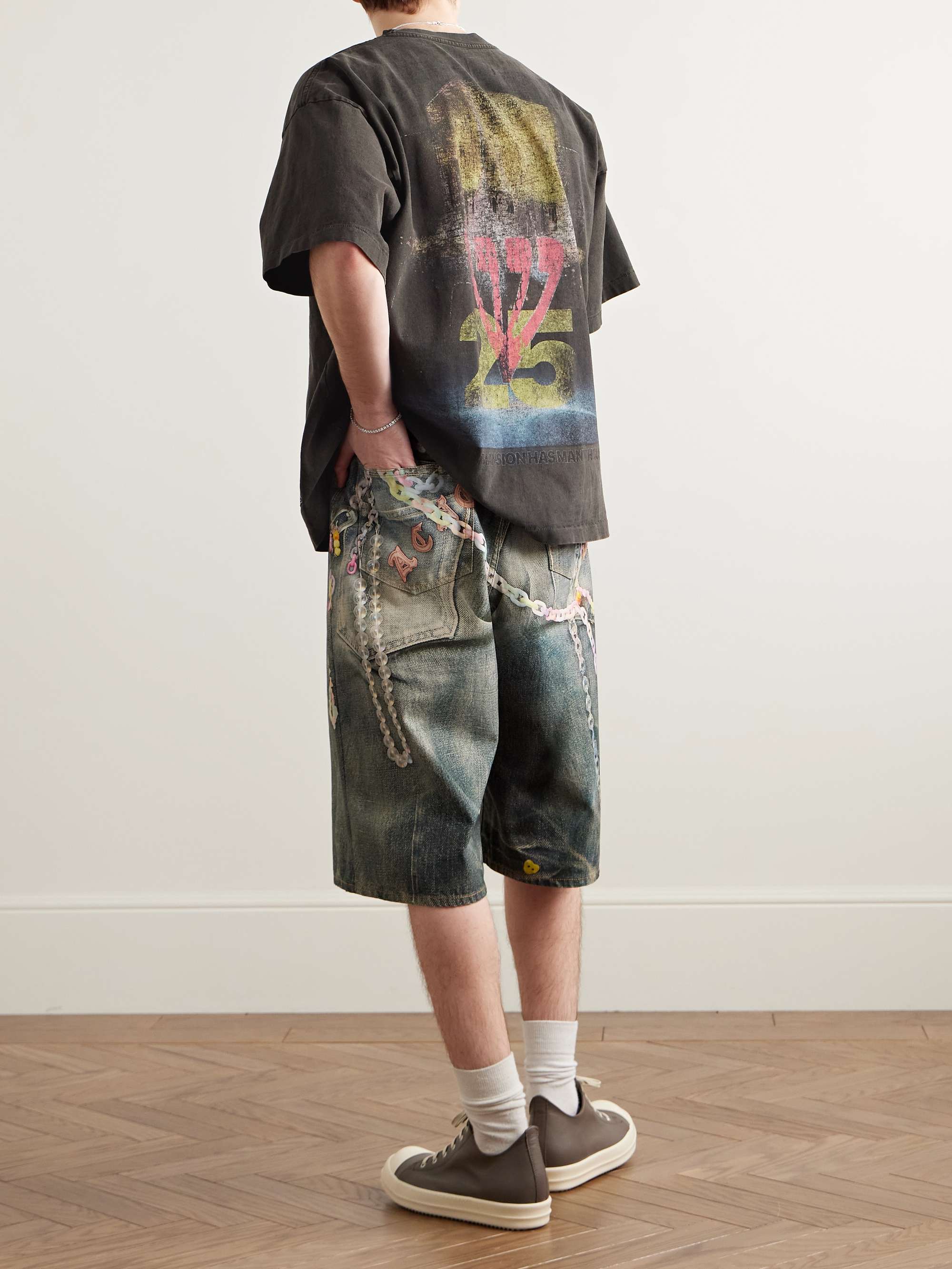 Mansion Printed Cotton-Jersey T-Shirt view