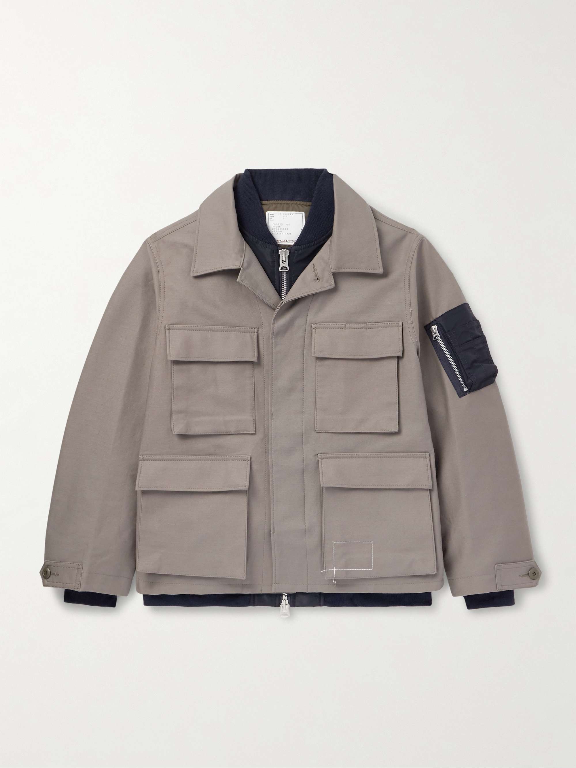 + WTAPS Nylon-Trimmed Cotton-Canvas Jacket view