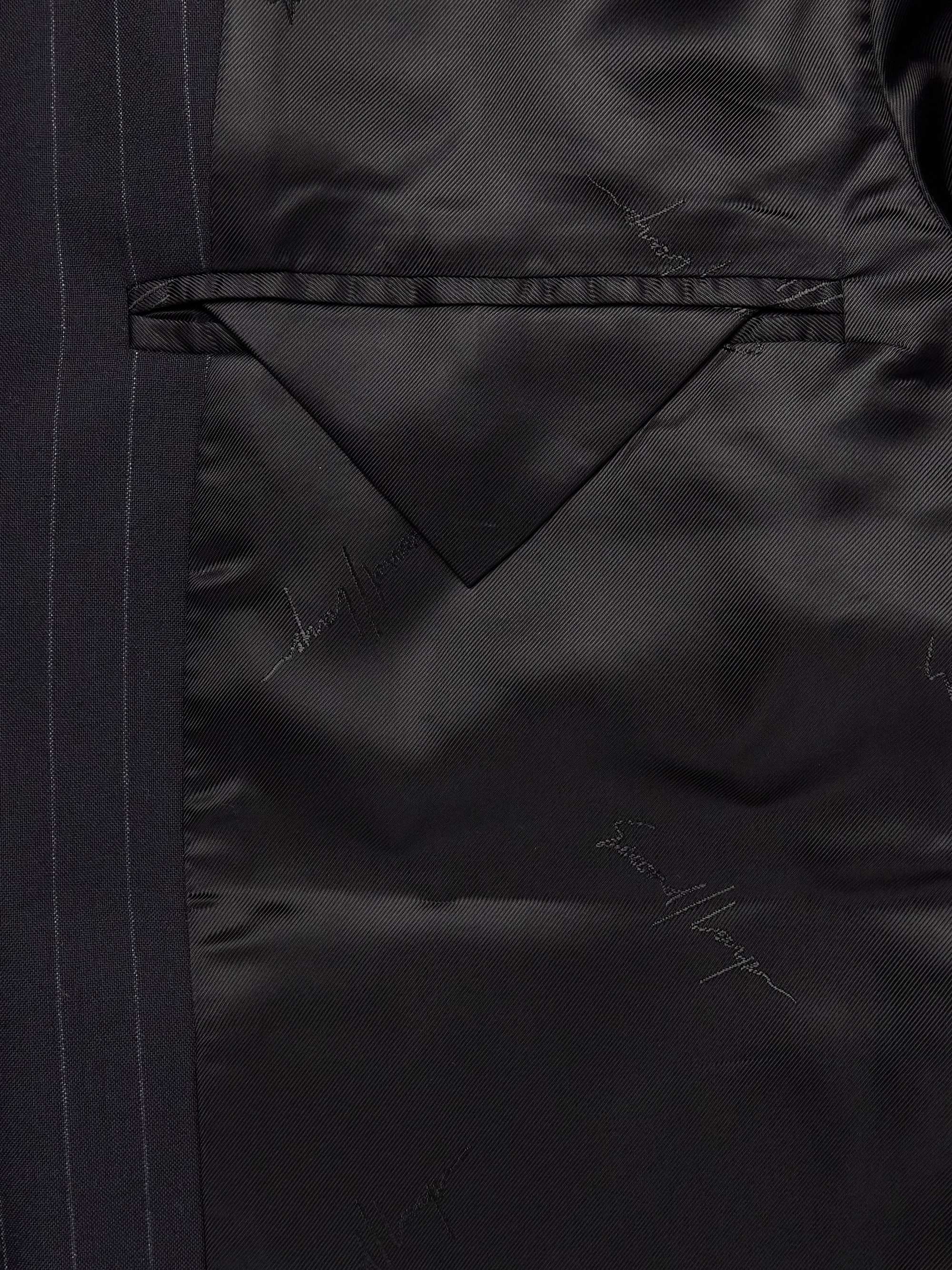Barrio Pinstriped Wool Blazer view