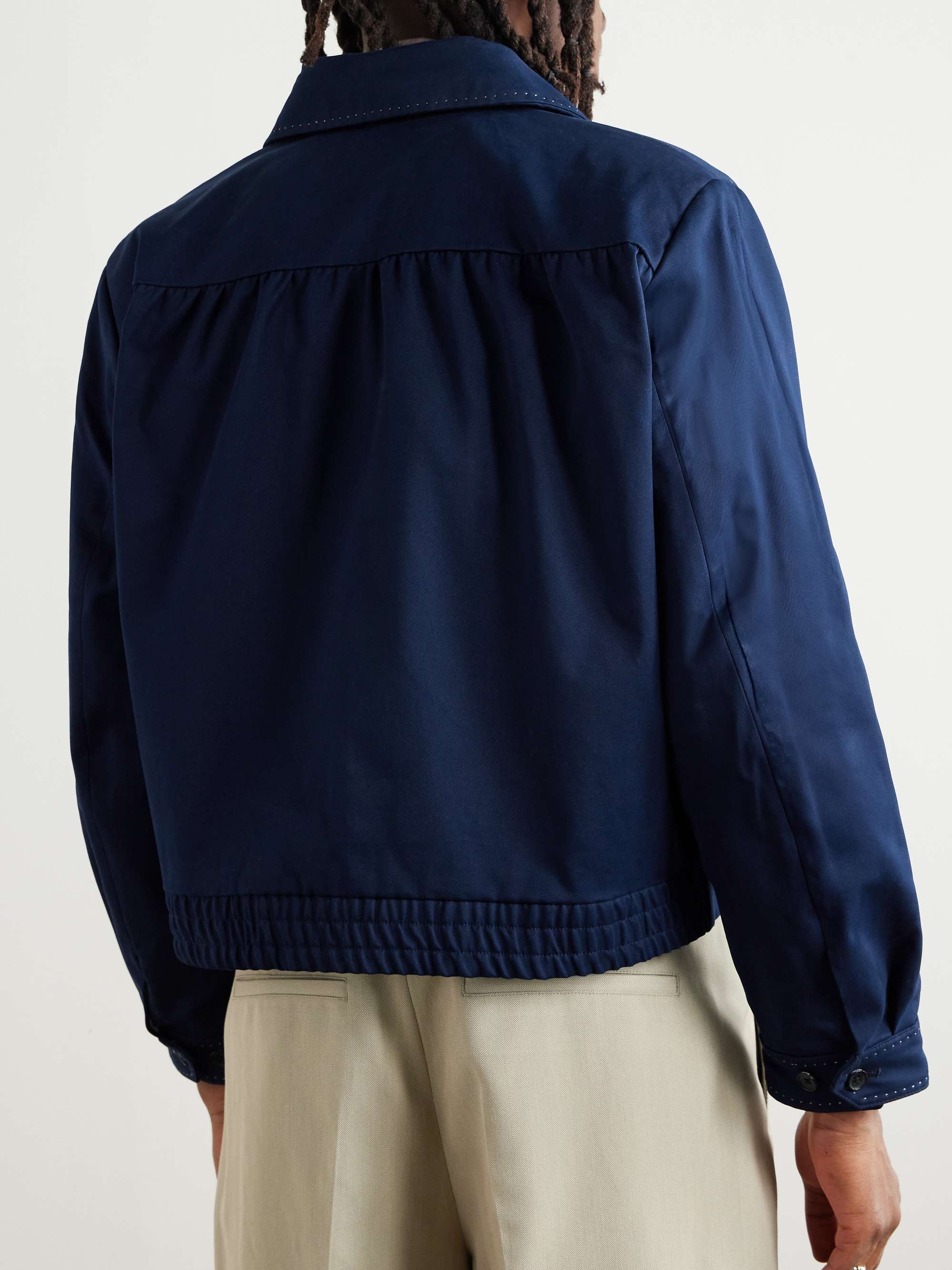 Herman Embroidered Cotton-Twill Jacket view