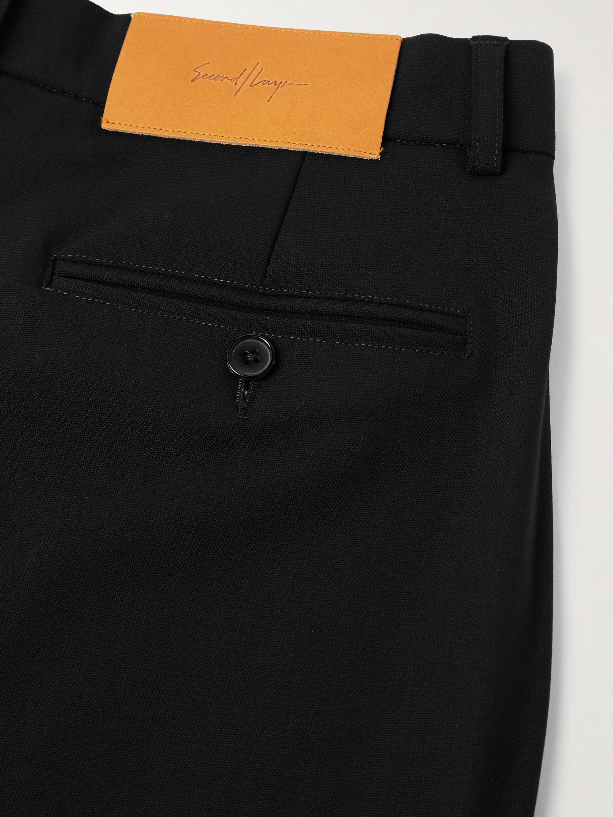 Zooty Straight-Leg Stretch-Wool Trousers view