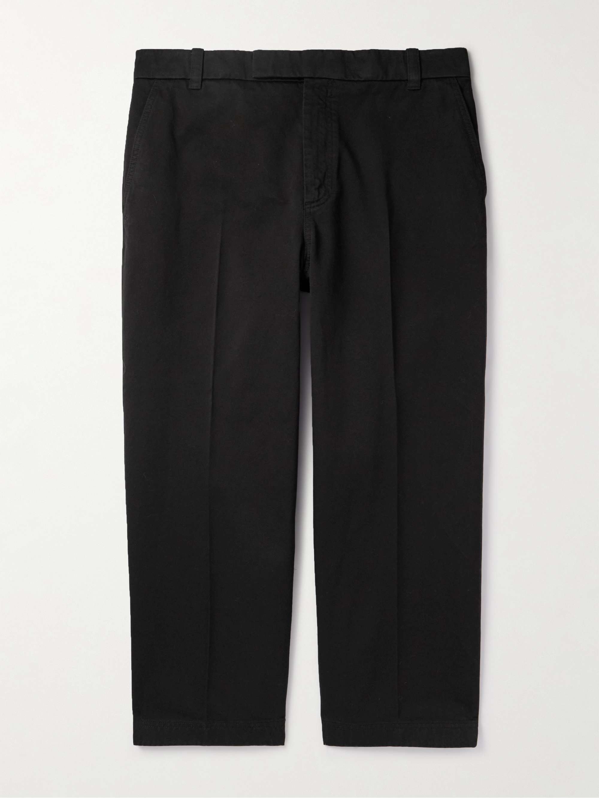 Utility Tapered Garment-Dyed Cotton-Twill Trousers view