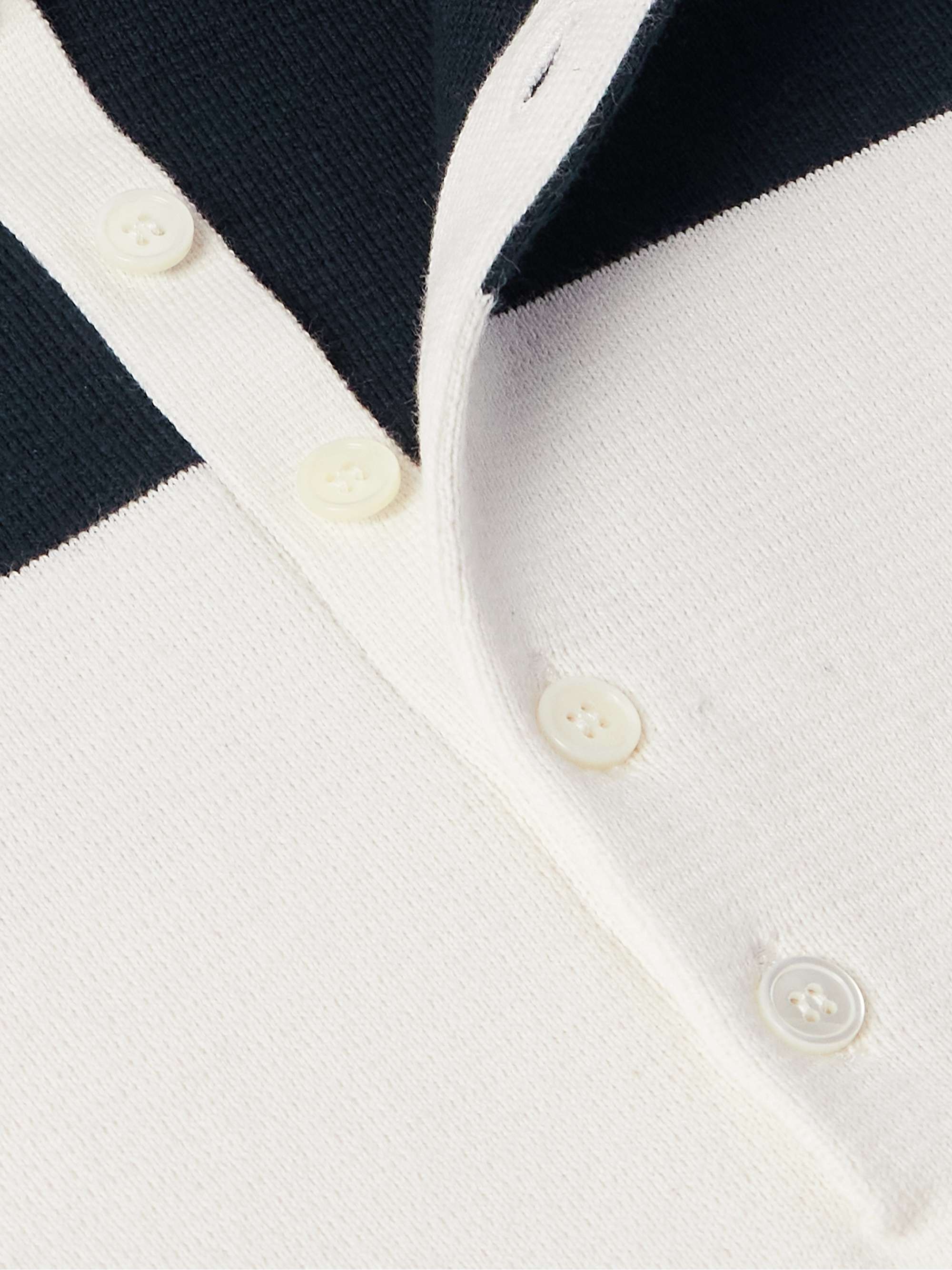 Striped Cotton Polo Shirt view