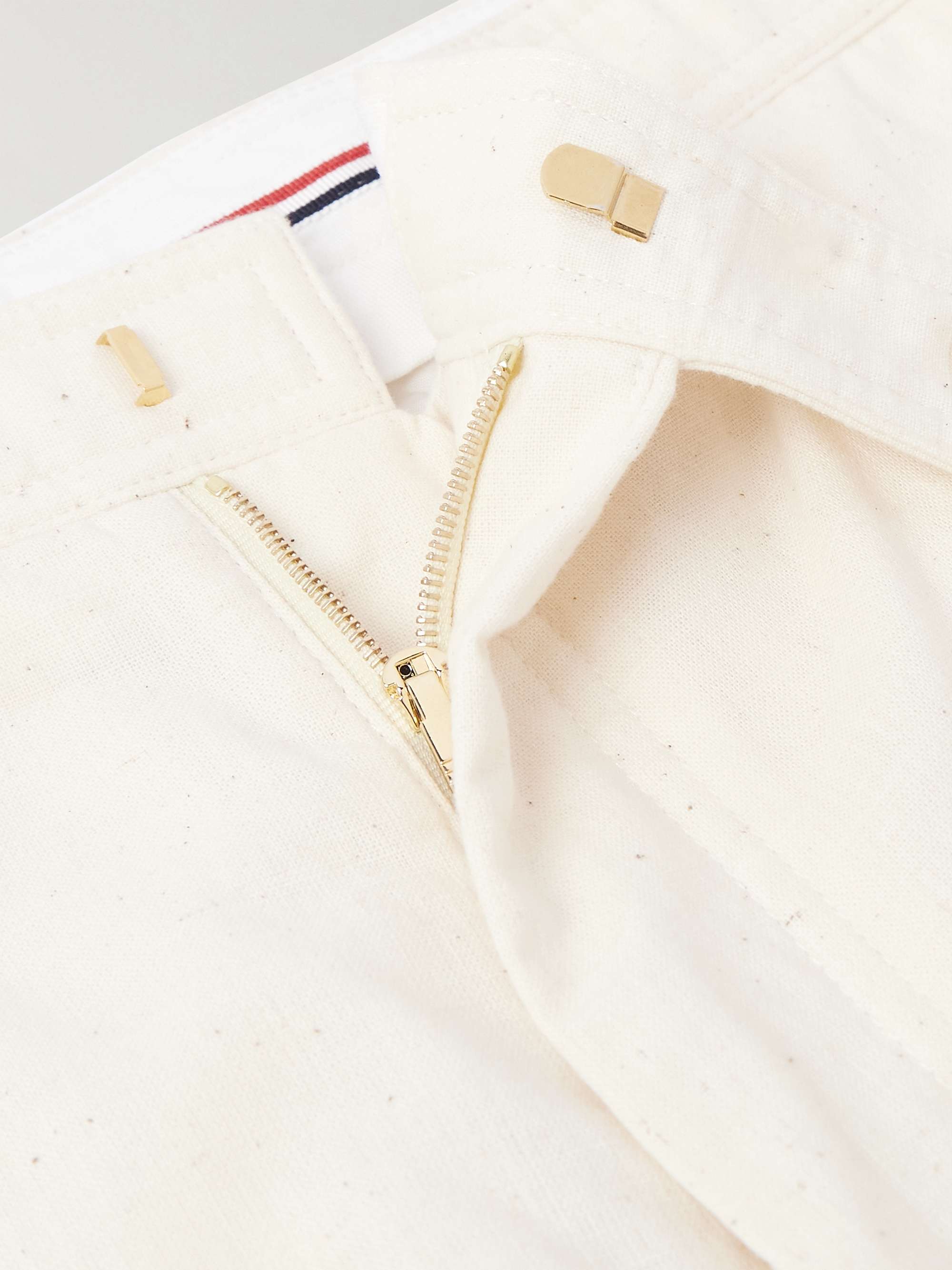Straight-Leg Embroidered Cotton-Muslin Trousers view