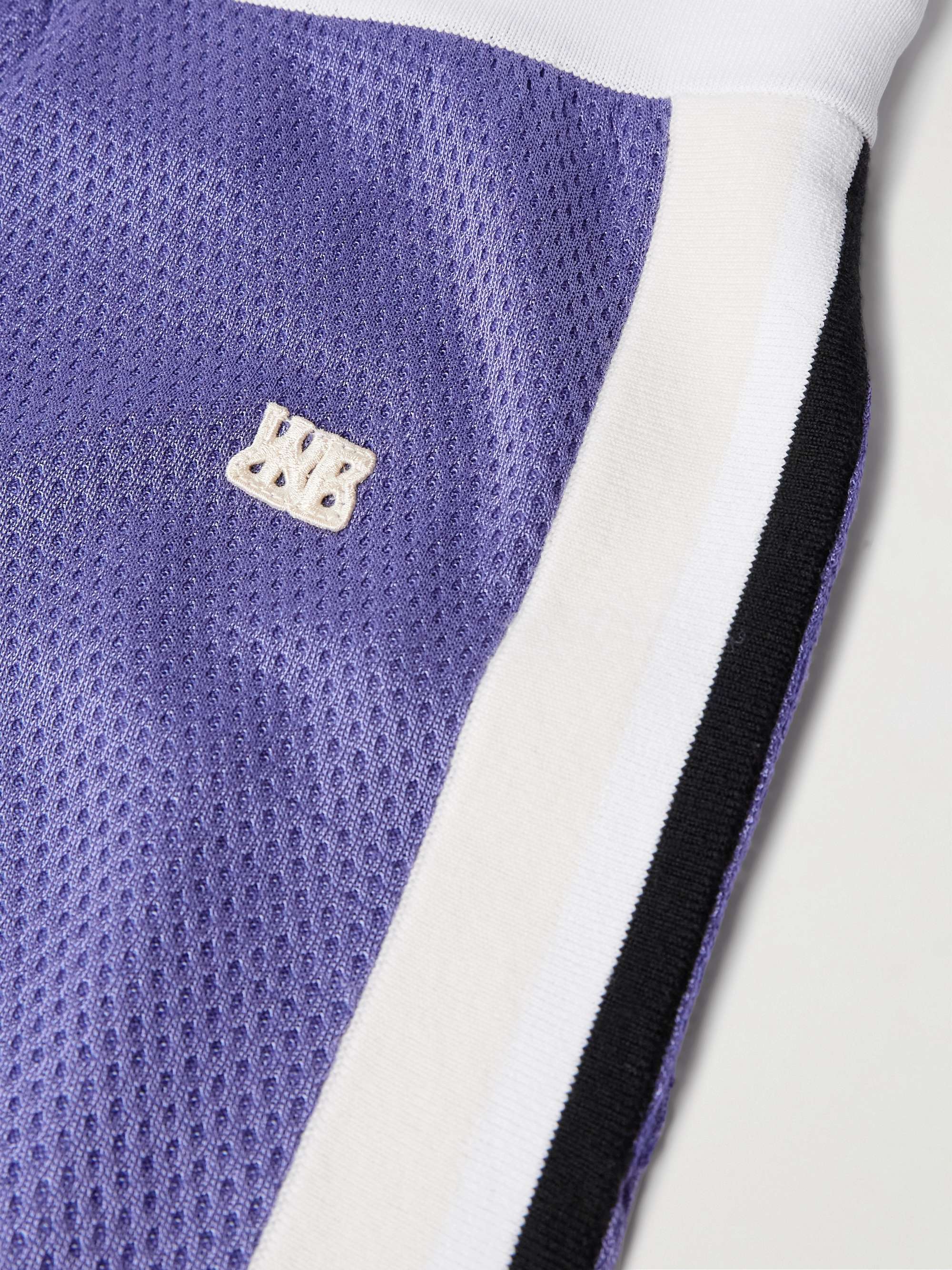 Rio Straight-Leg Logo-Appliquéd Knitted Drawstring Shorts view