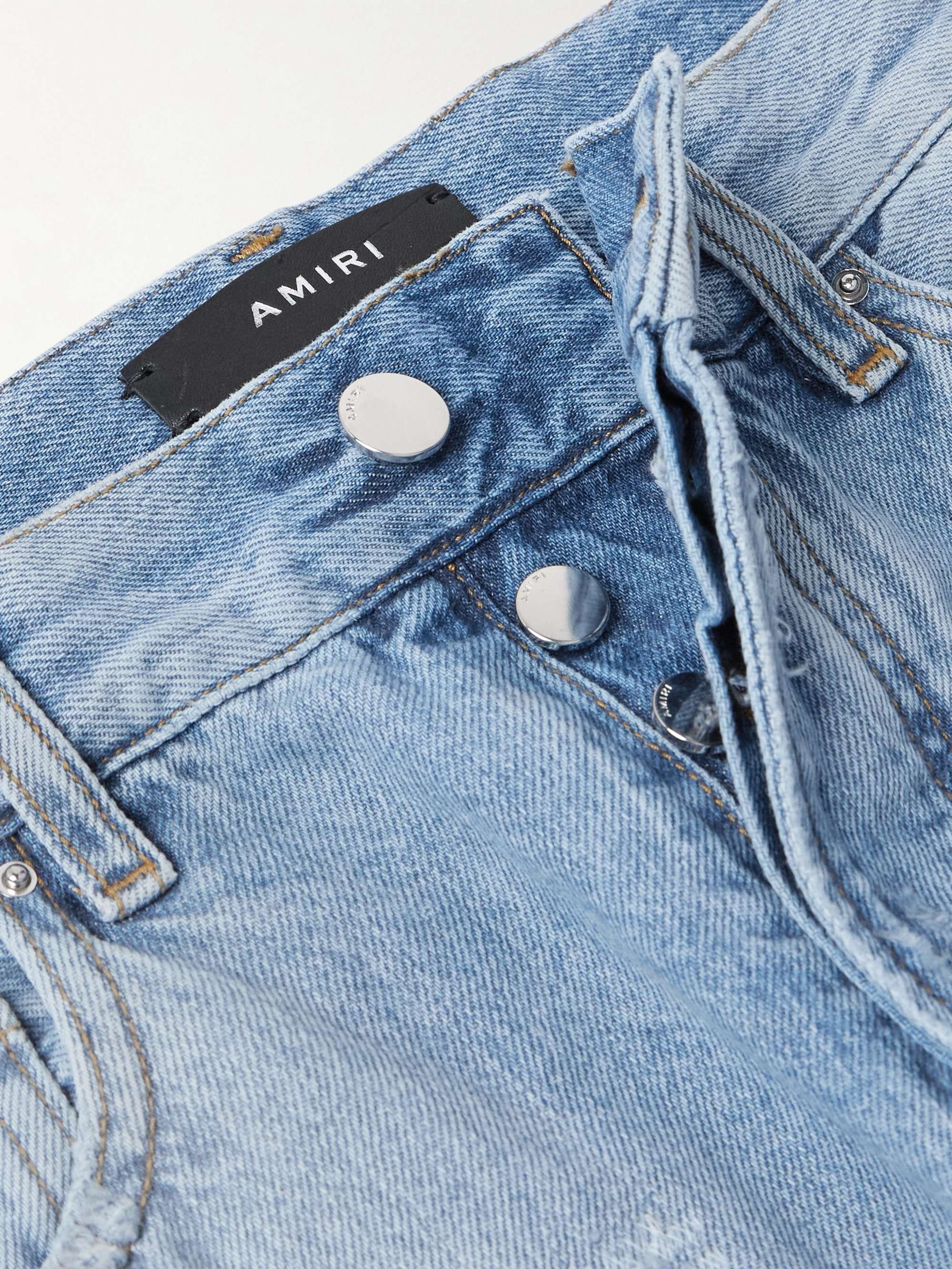 MA Quad Straight-Leg Distressed Jeans view