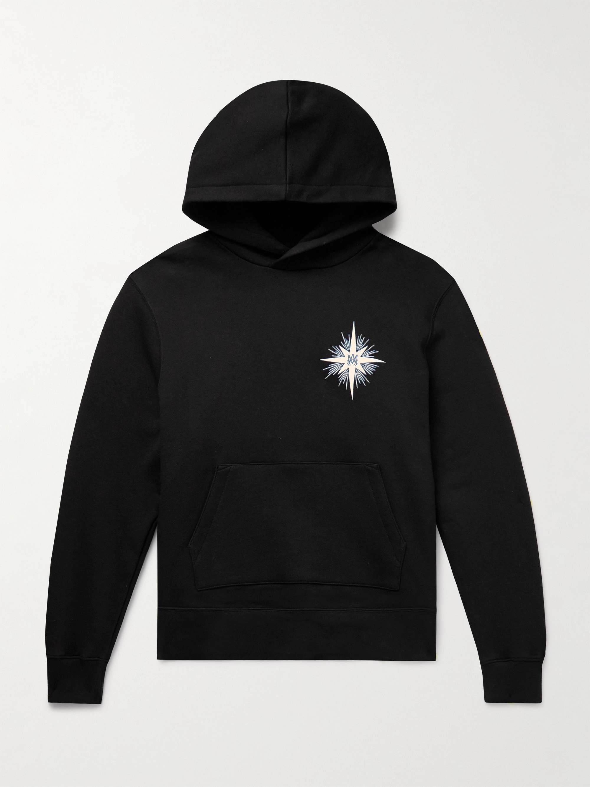 Starburst Logo-Print Cotton-Blend Jersey Hoodie view