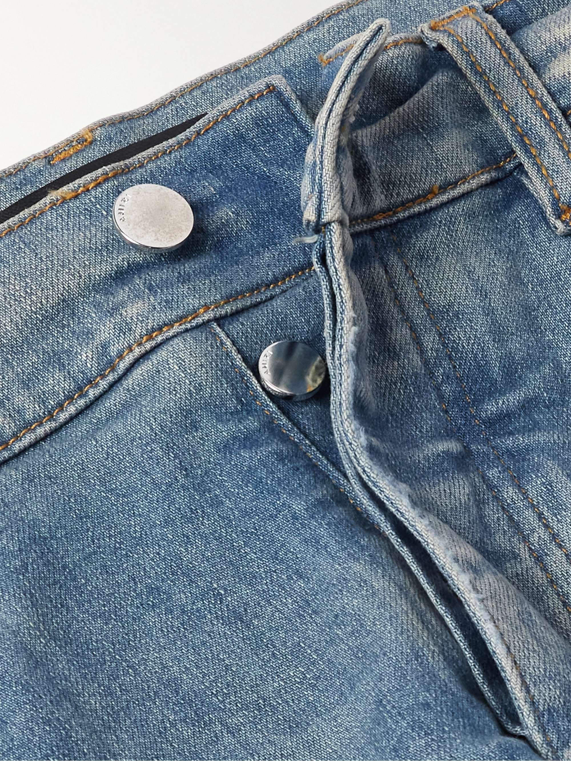 Micro Starbust MX1 Skinny-Fit Distressed Jeans view