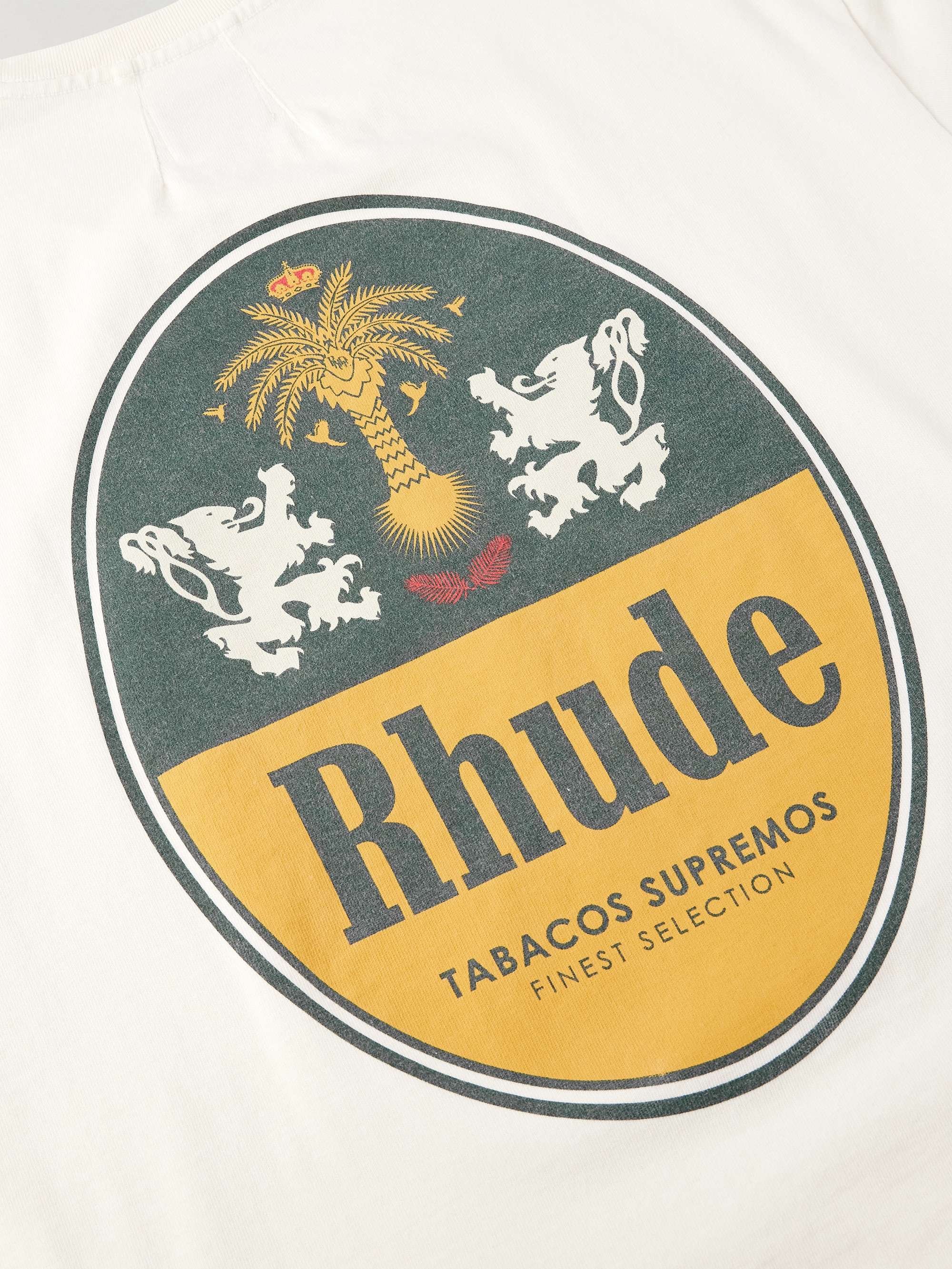 Tobacco Logo-Print Cotton-Jersey T-Shirt view