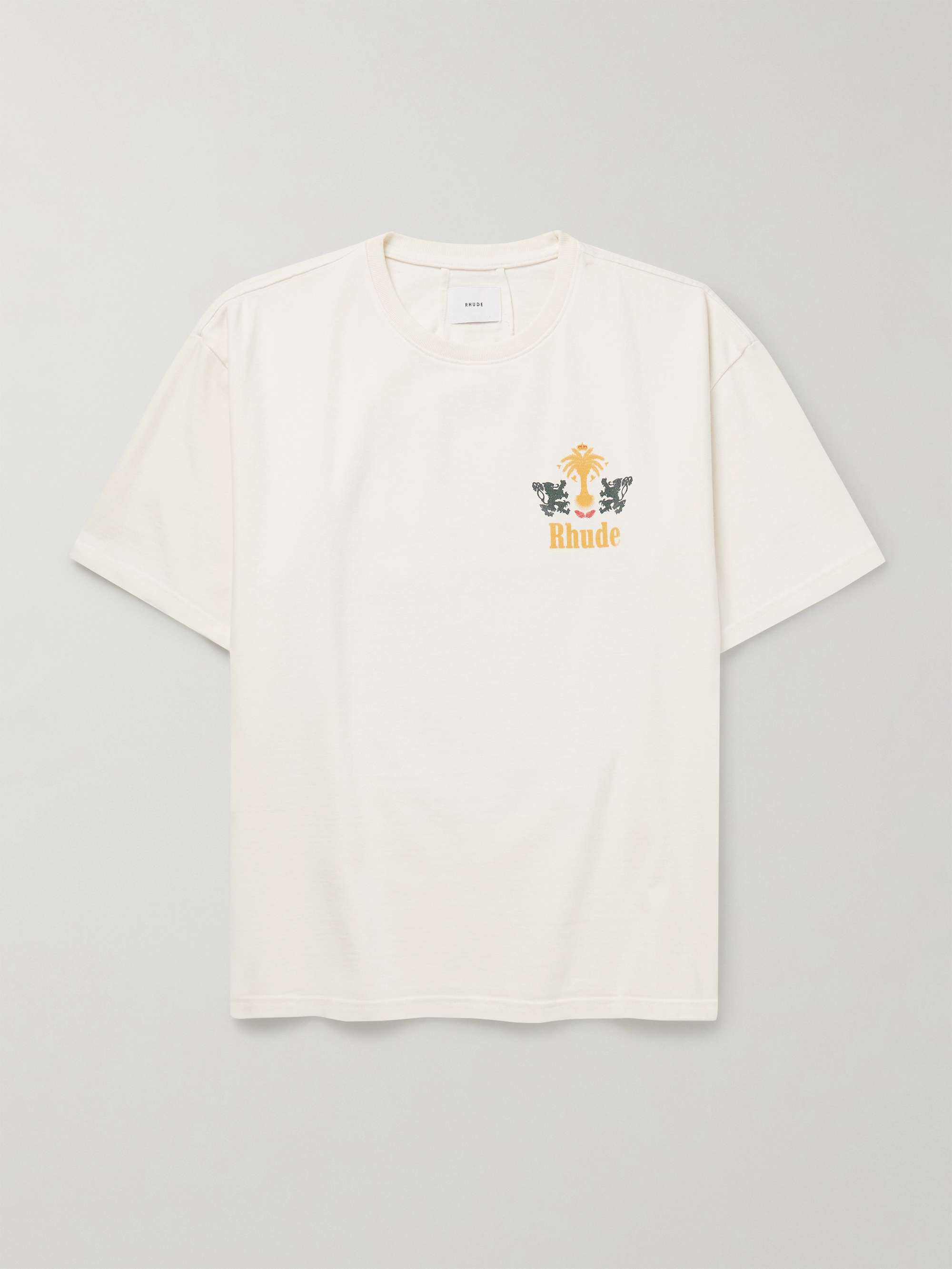 Tobacco Logo-Print Cotton-Jersey T-Shirt view