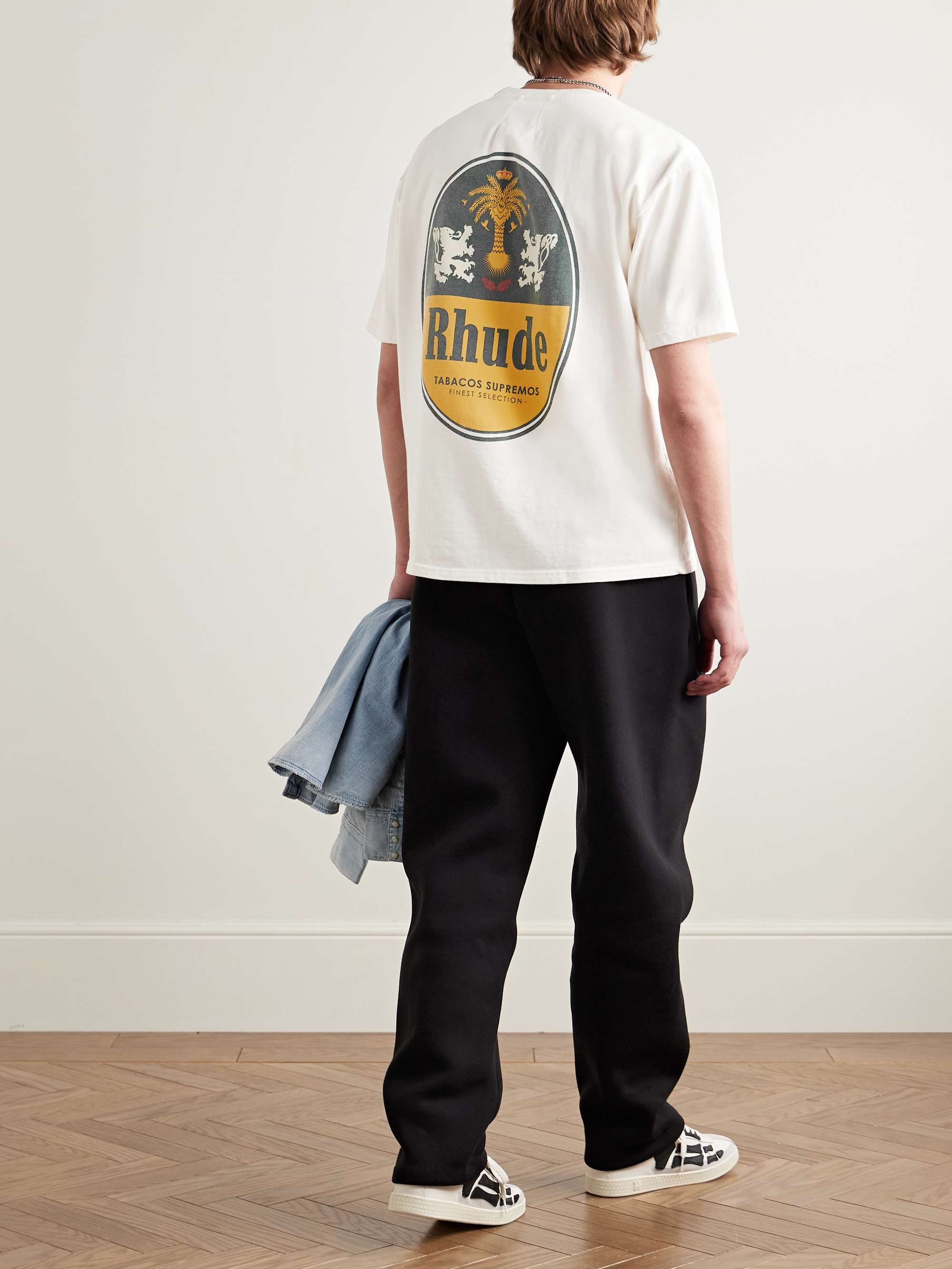 Tobacco Logo-Print Cotton-Jersey T-Shirt view