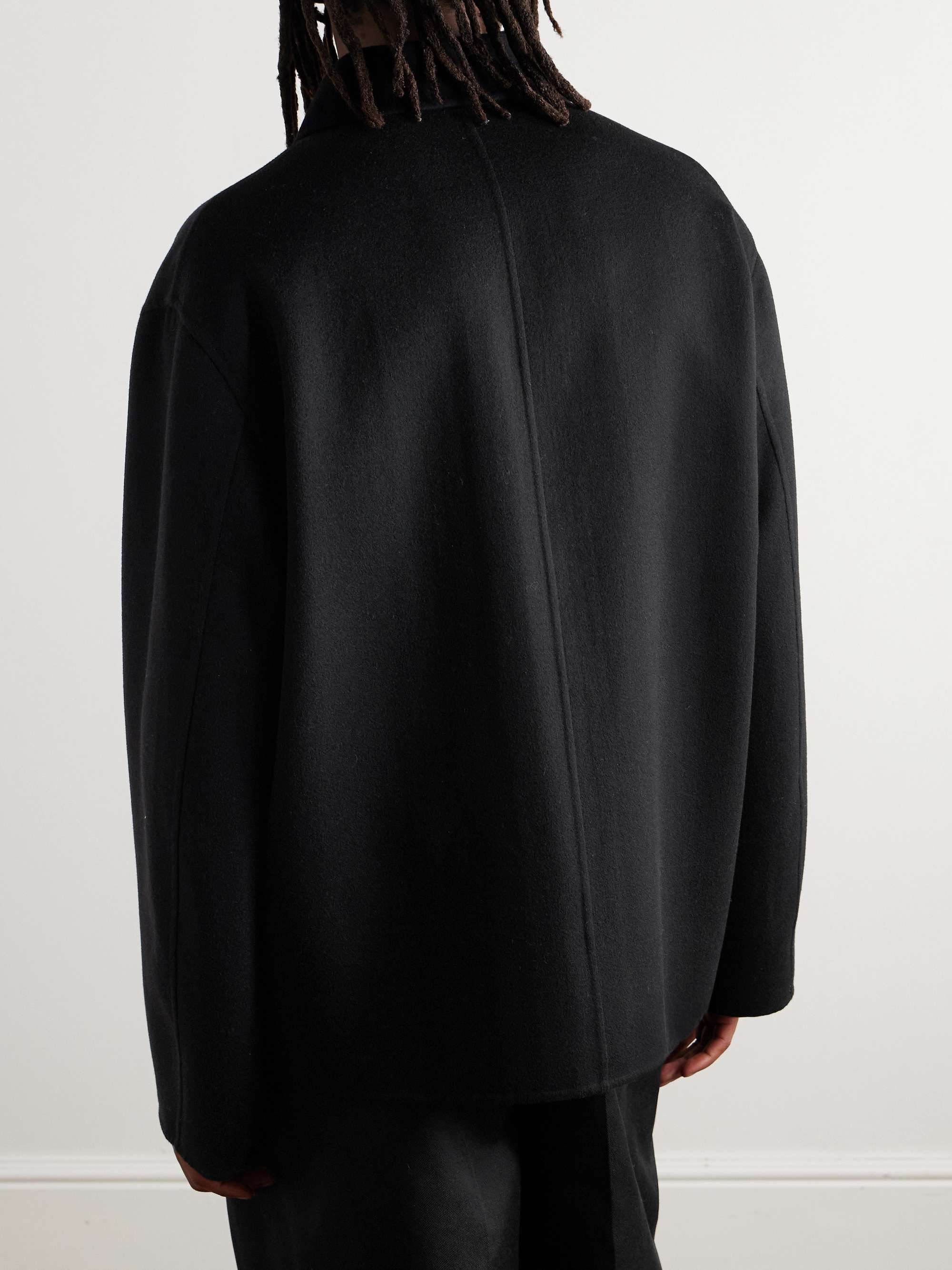 Brushed-Cashmere Blouson Jacket view