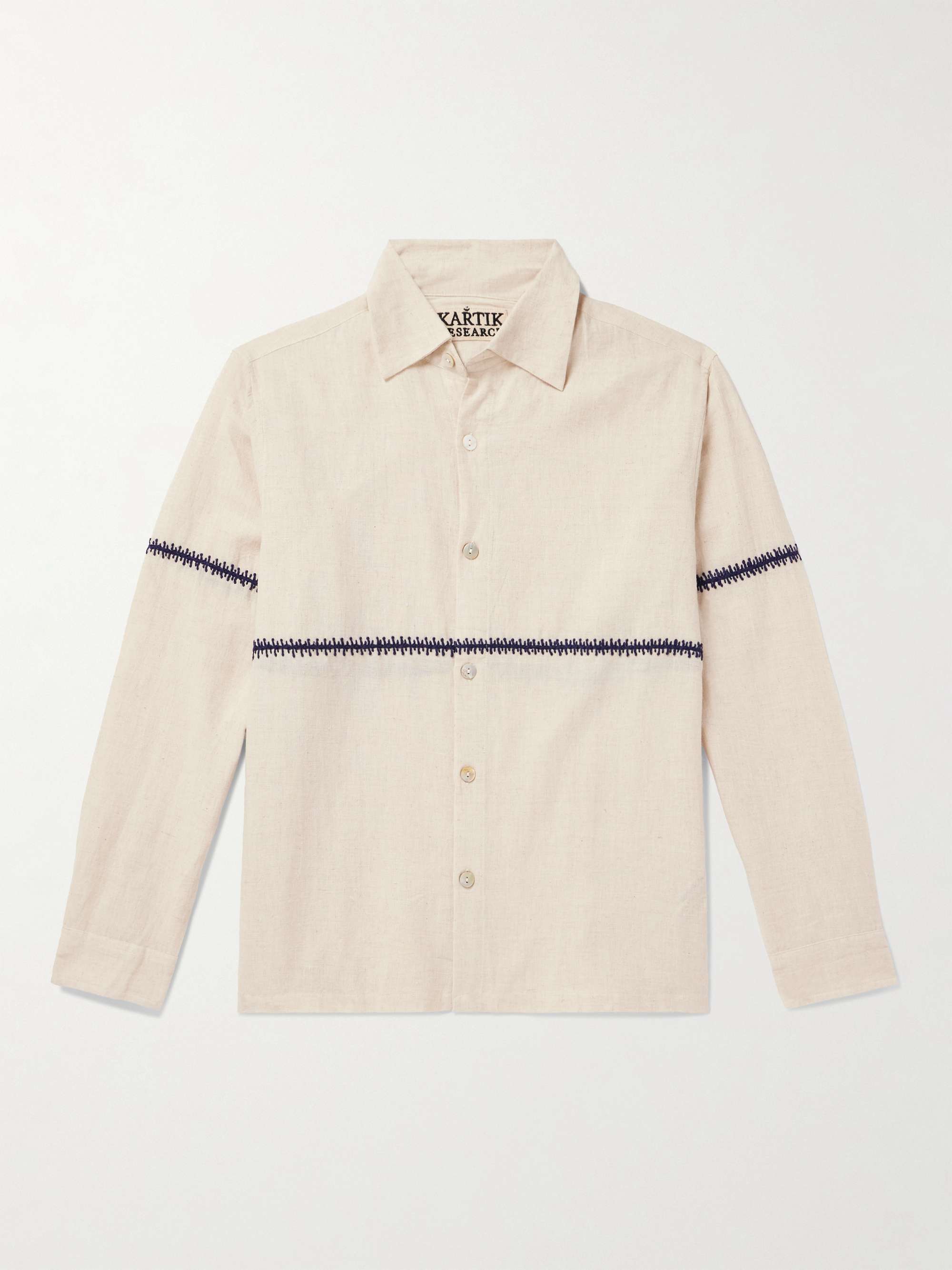 Embroidered Ramie Shirt view