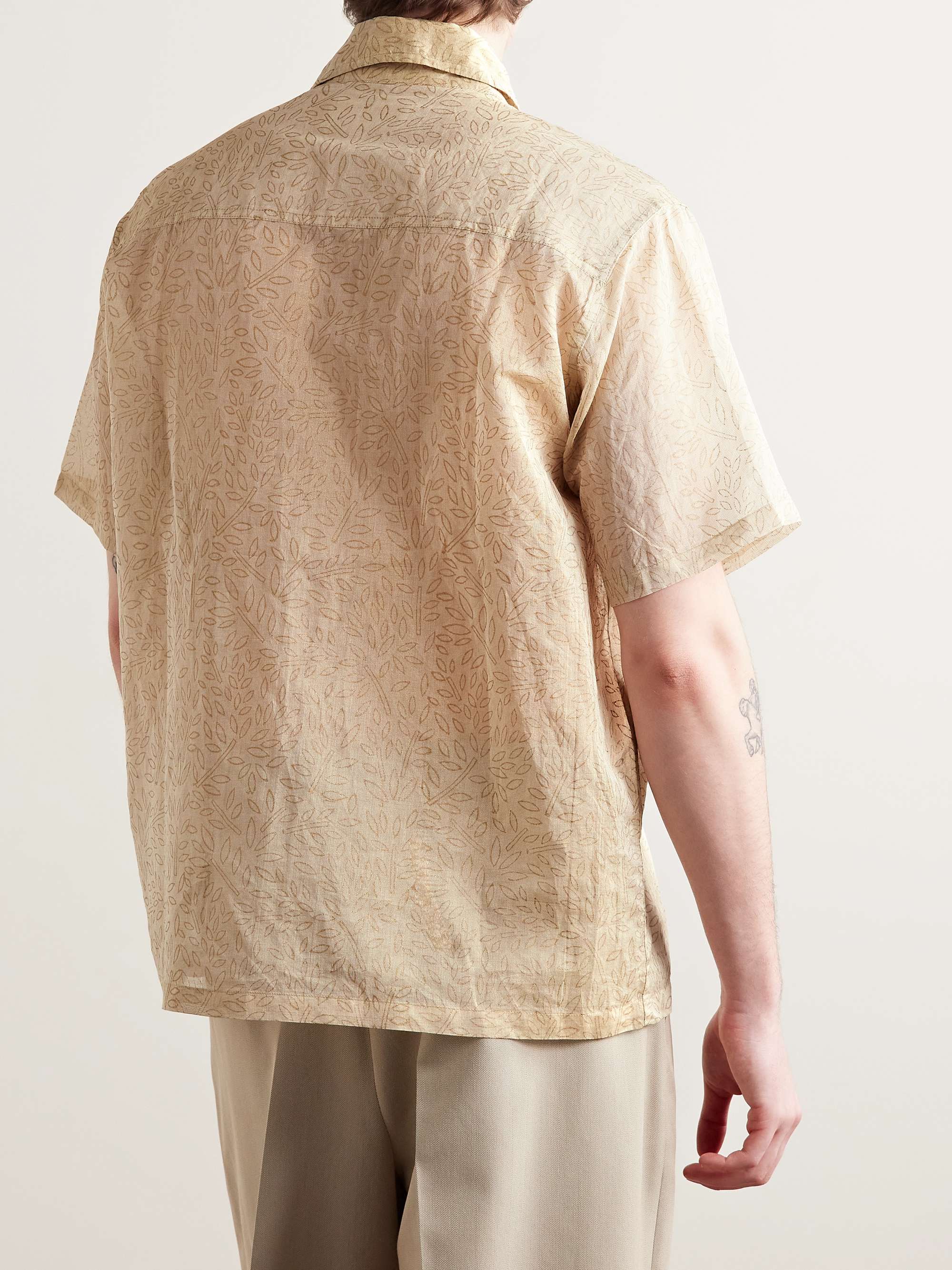 Printed Silk-Gauze Shirt view