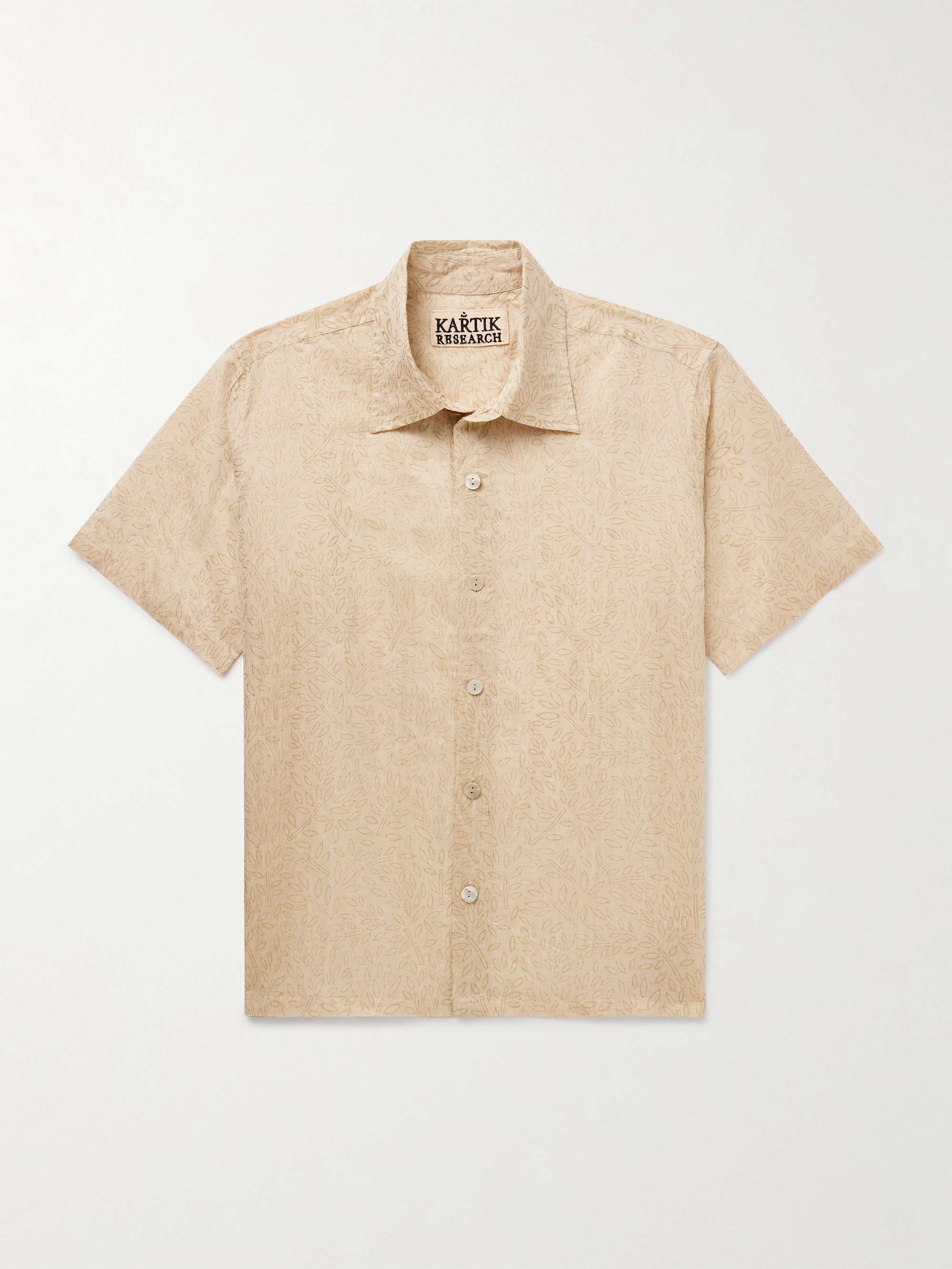 Printed Silk-Gauze Shirt view
