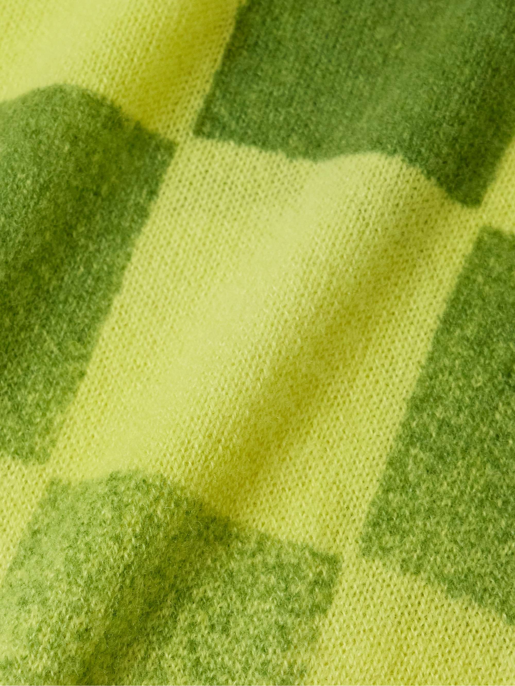 Checked Cashmere Sweater view