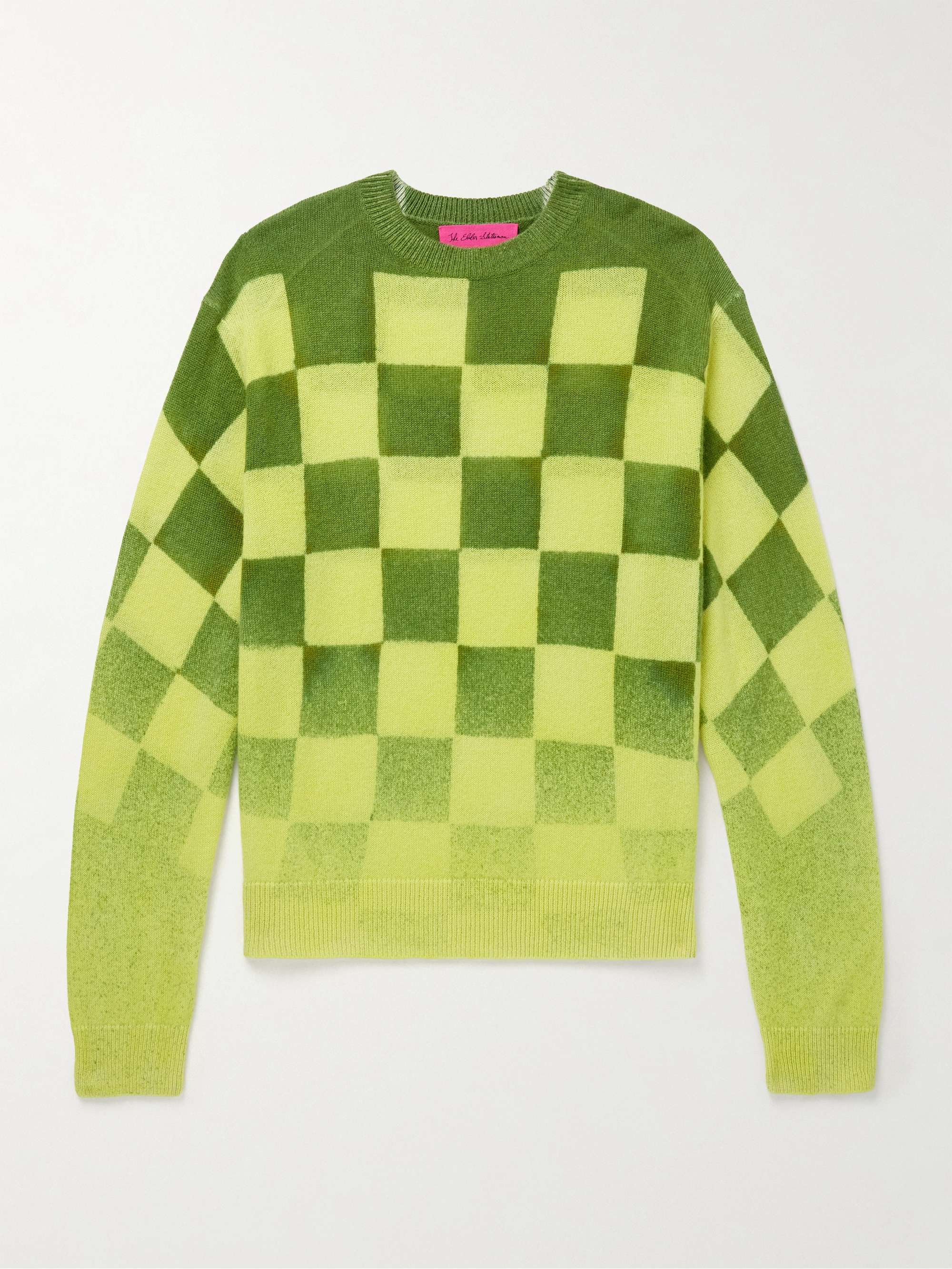 Checked Cashmere Sweater view