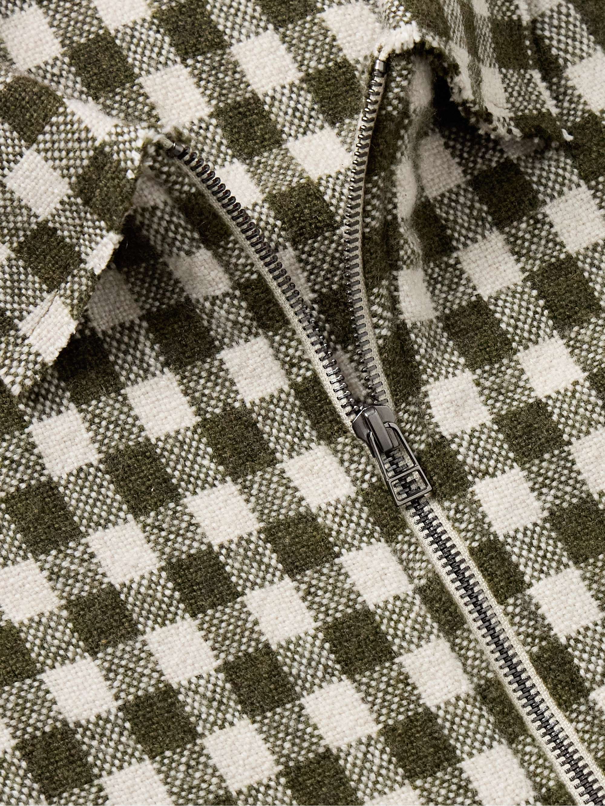 Decon Gingham Cashmere Jacket view