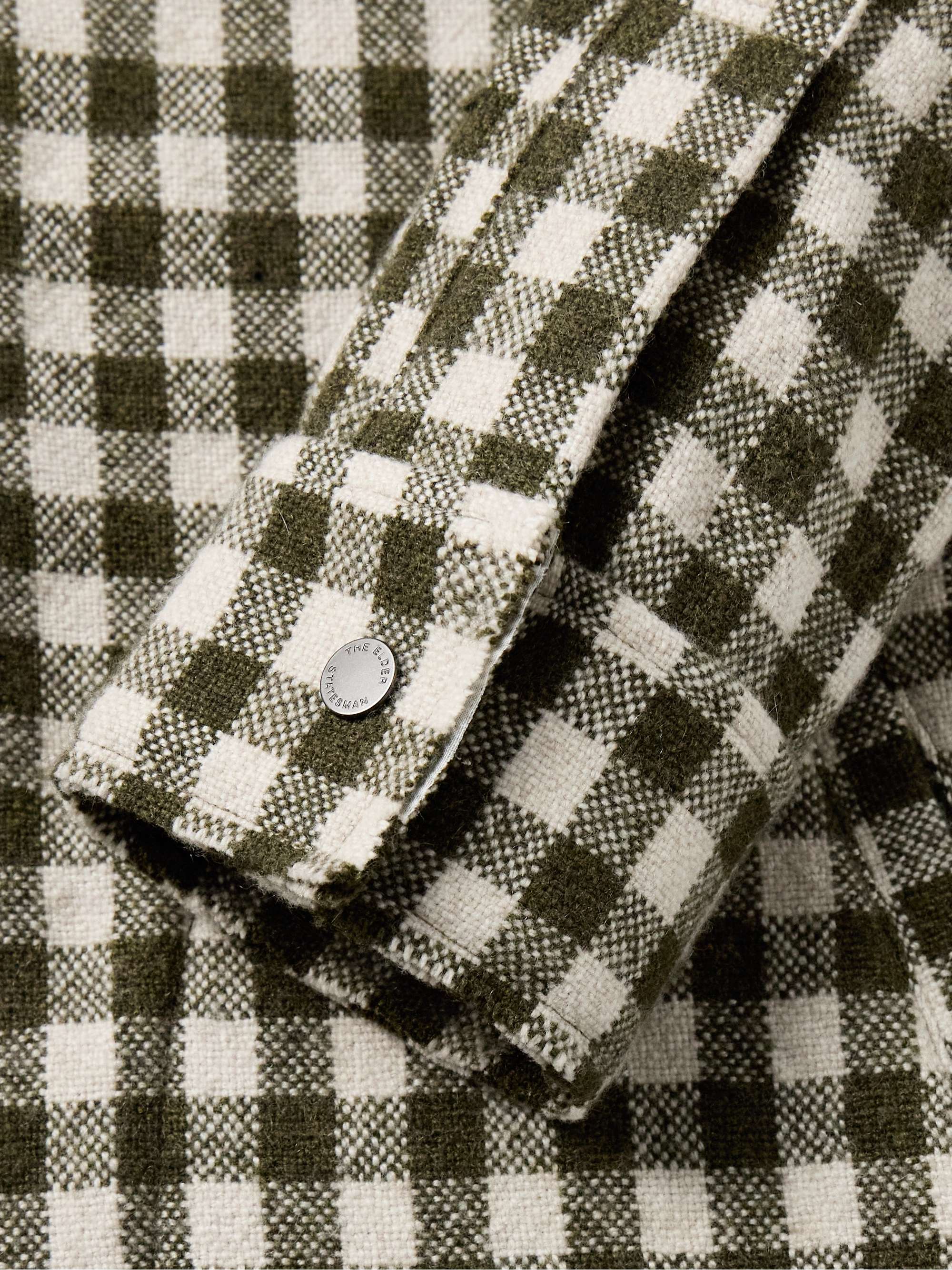 Decon Gingham Cashmere Jacket view