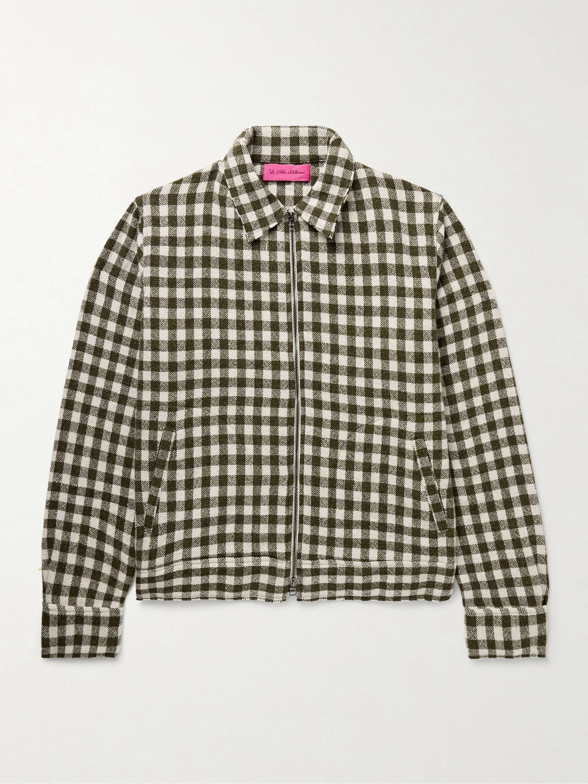 Decon Gingham Cashmere Jacket view