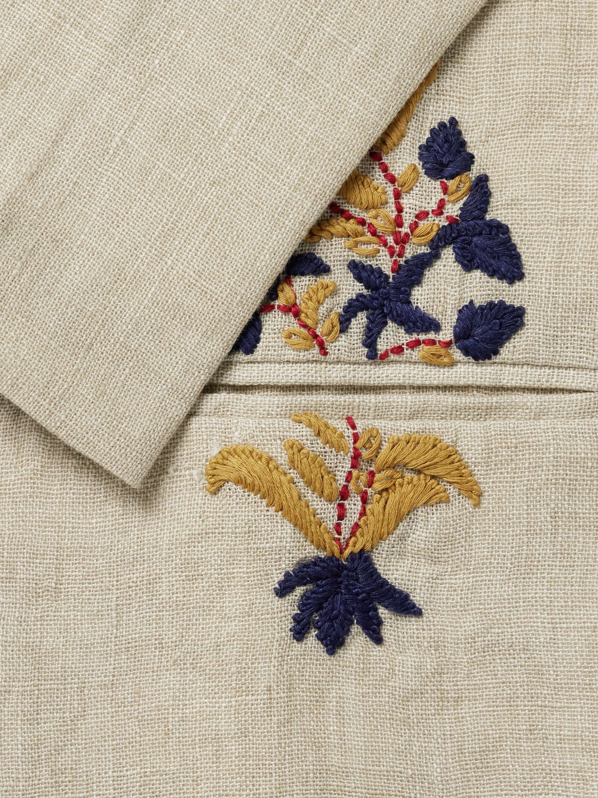 Embroidered Linen Jacket view