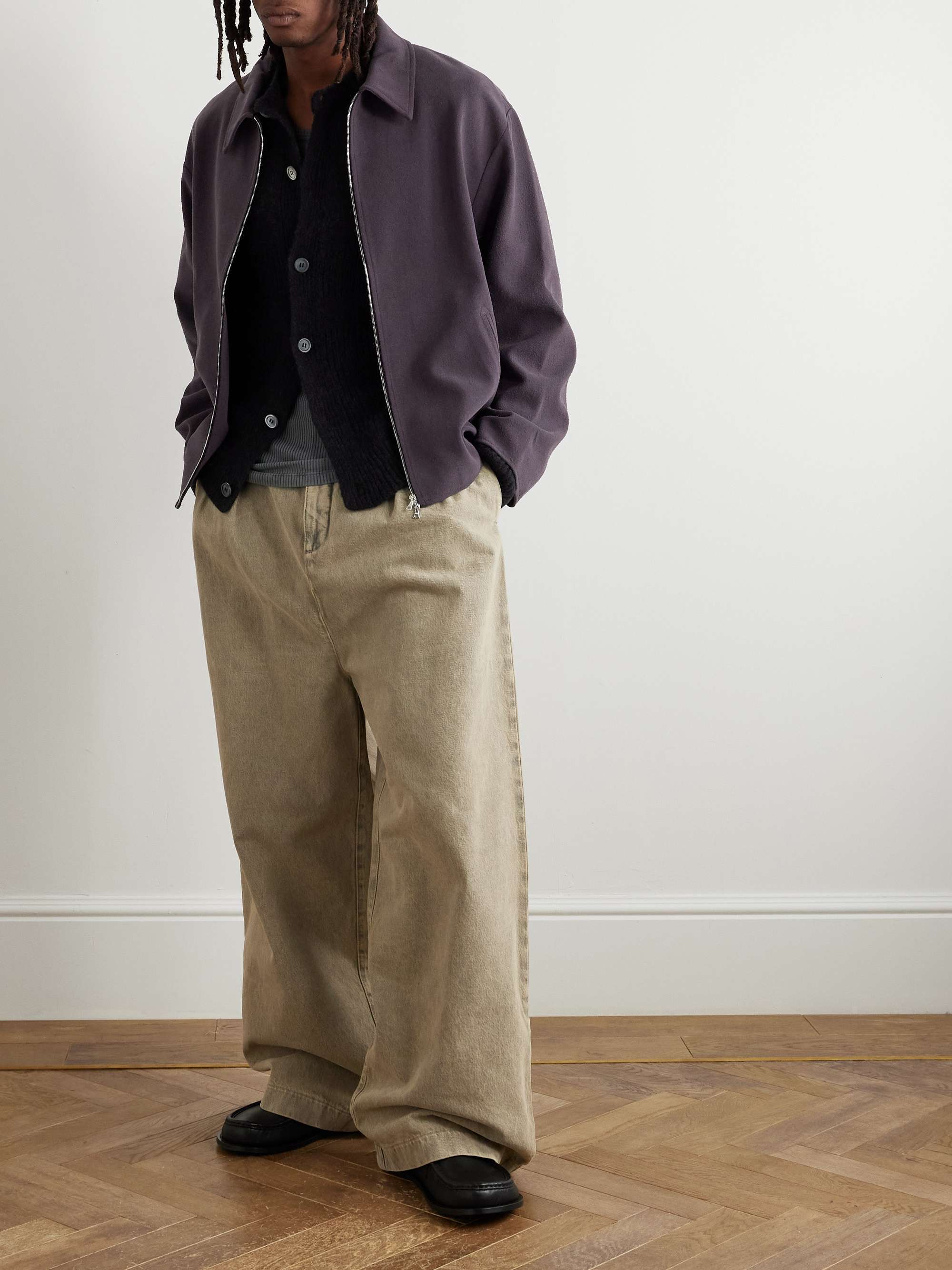 Washed Silk-Twill Jacket view