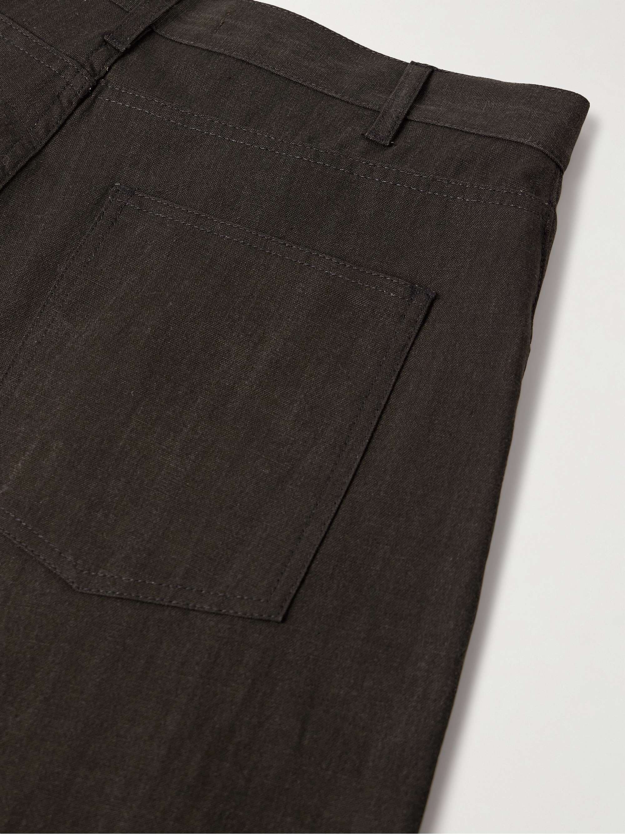 Straight-Leg Cotton-Canvas Shorts view