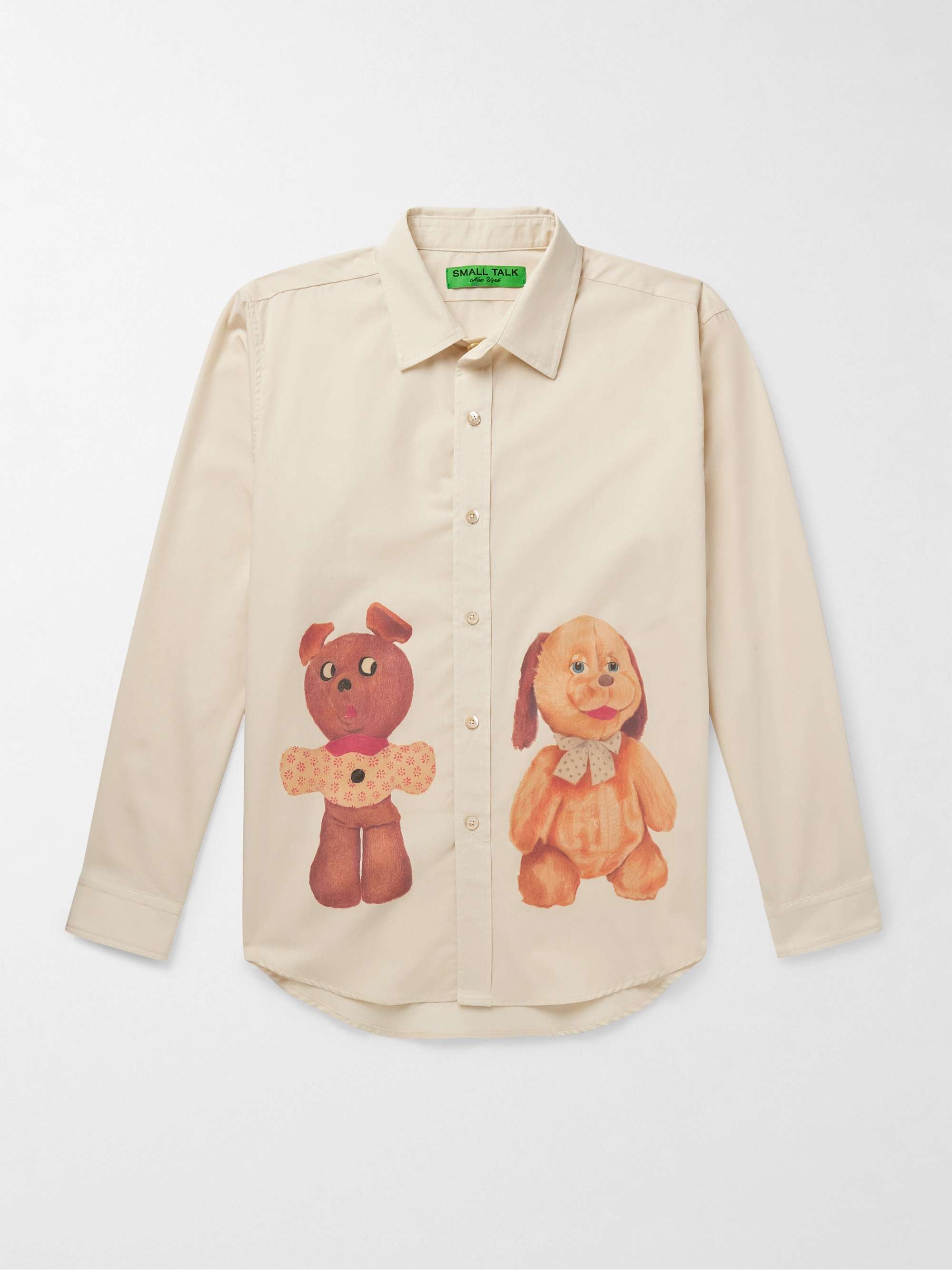 Printed Cotton-Poplin Shirt view