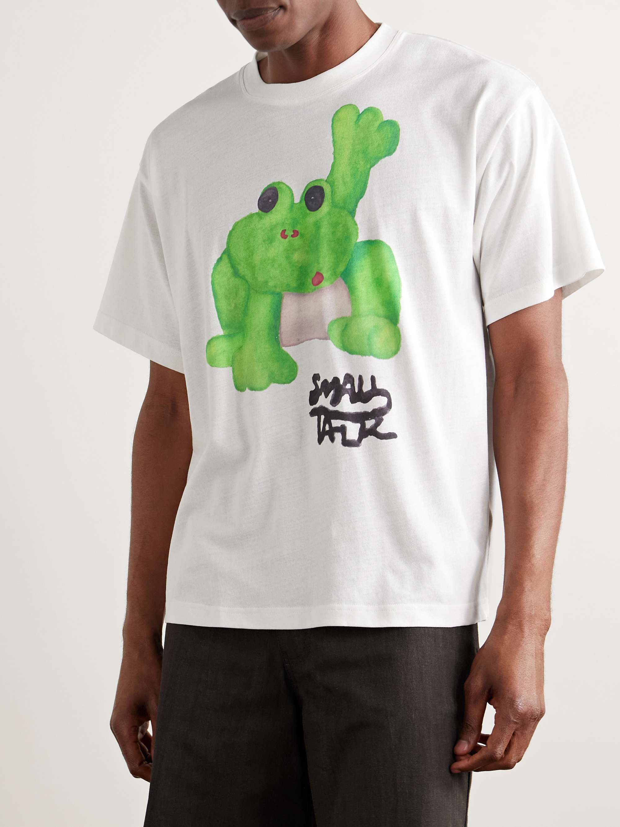 Logo-Print Cotton-Blend Jersey T-Shirt view