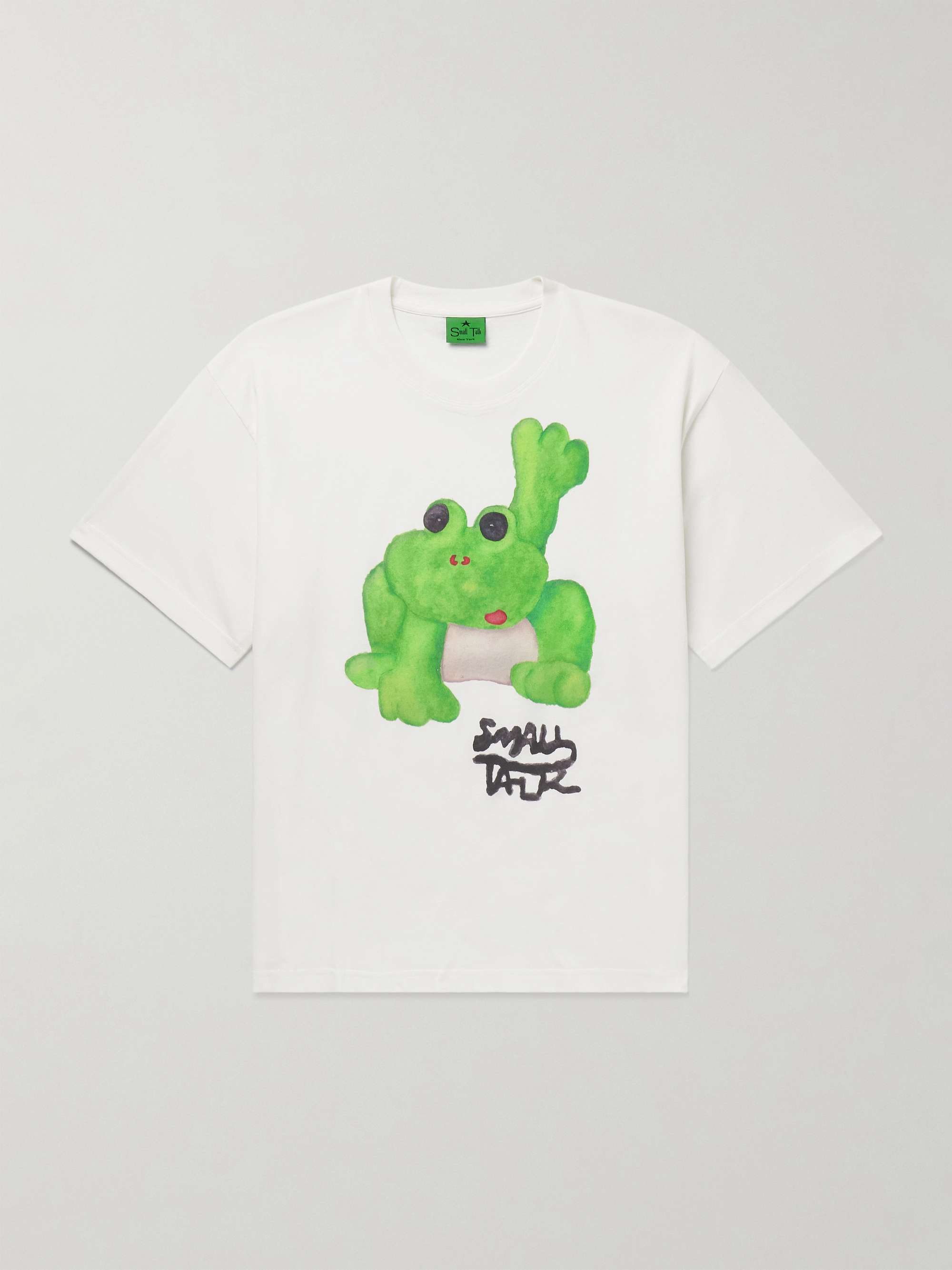 Logo-Print Cotton-Blend Jersey T-Shirt view