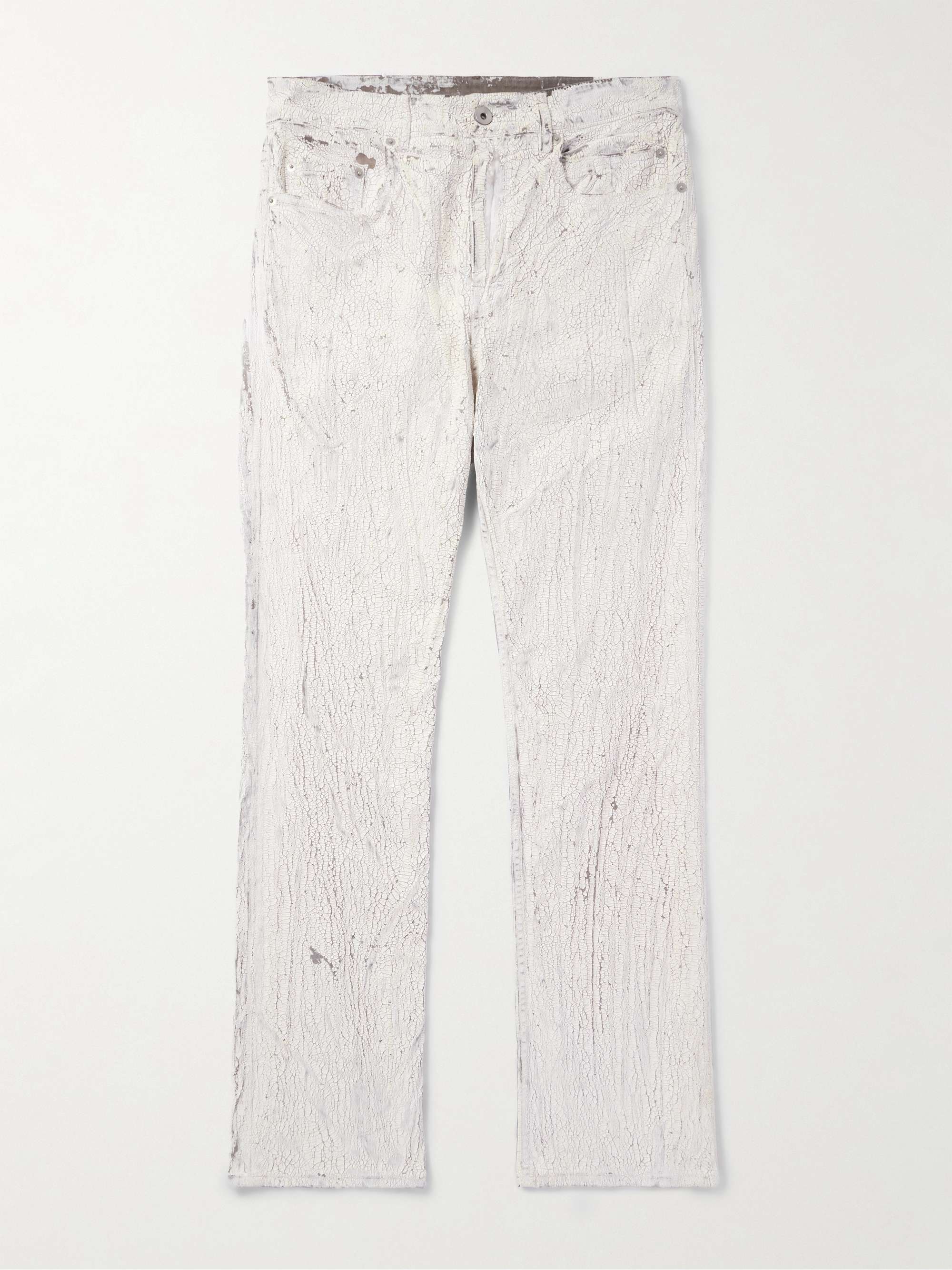 Megacrust Slim-Fit Coated Jeans view