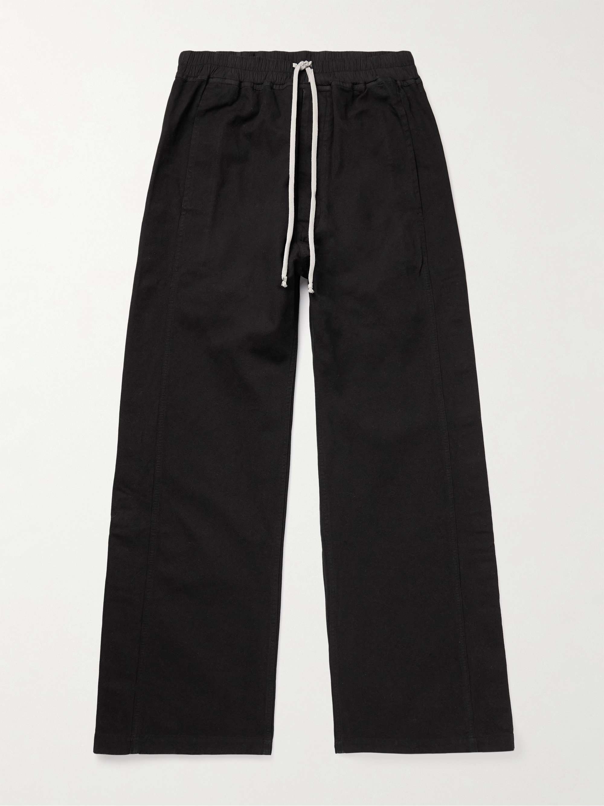 Pusher Wide-Leg Cotton-Canvas Drawstring Trousers view