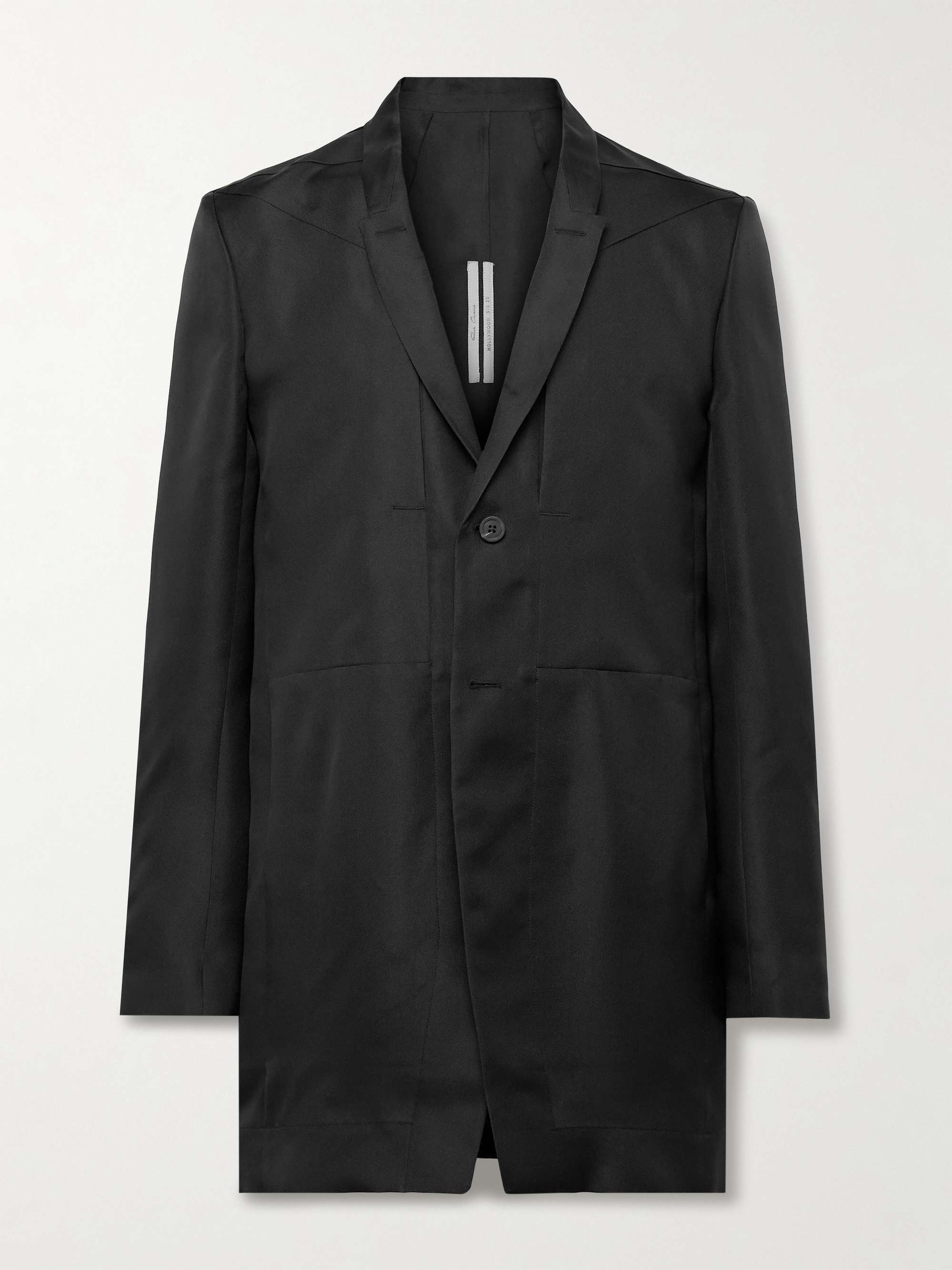 Lido Slim-Fit Silk Grain de Poudre Blazer view
