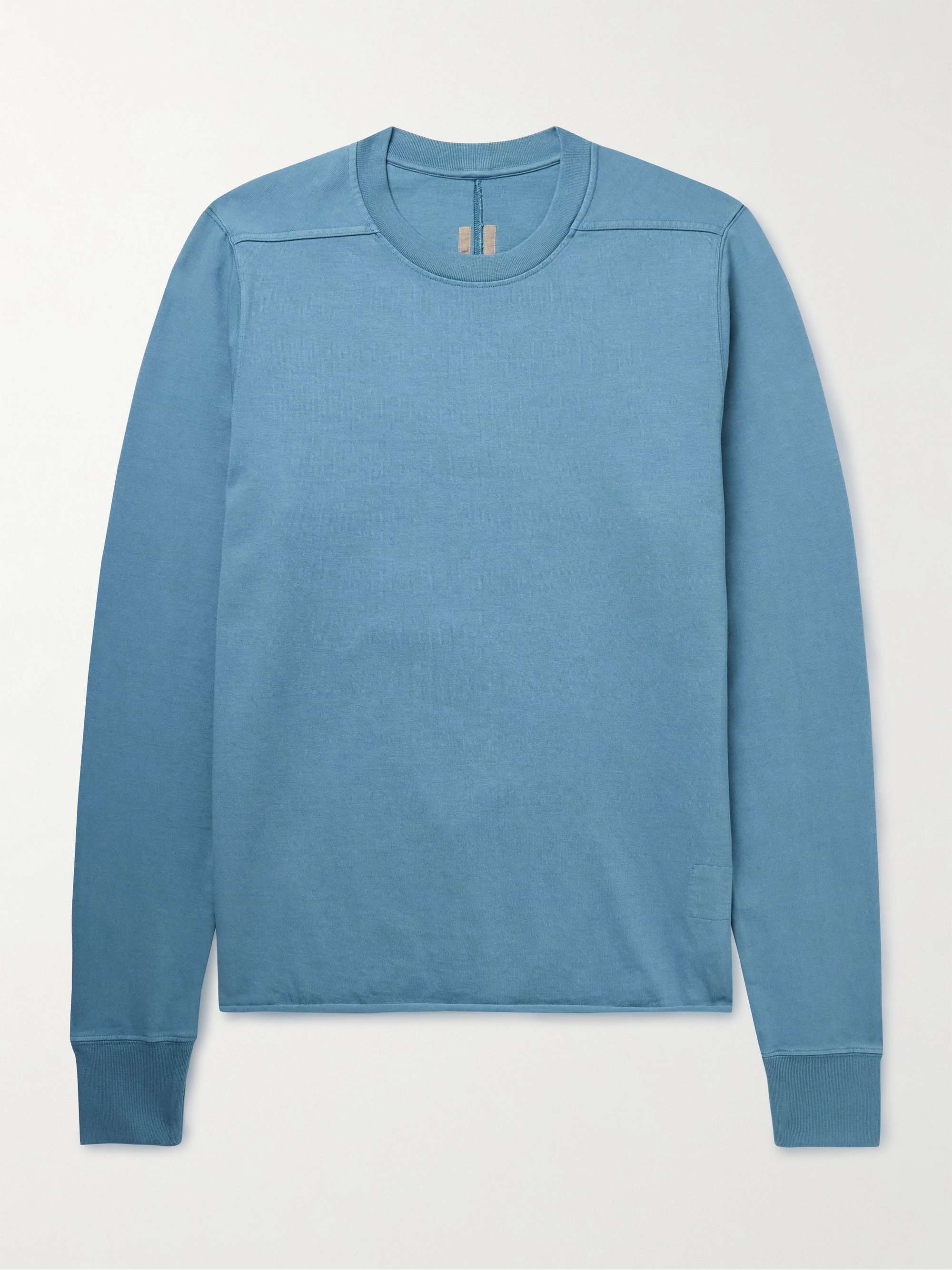 Jacquard-Trimmed Cotton-Jersey Sweatshirt view