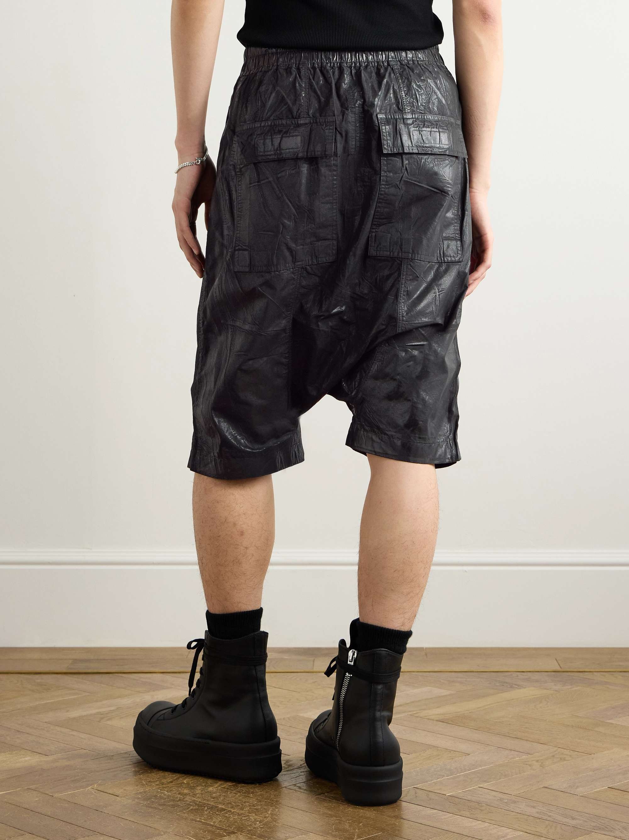 Pods Straight-Leg Cotton-Poplin Drawstring Shorts view