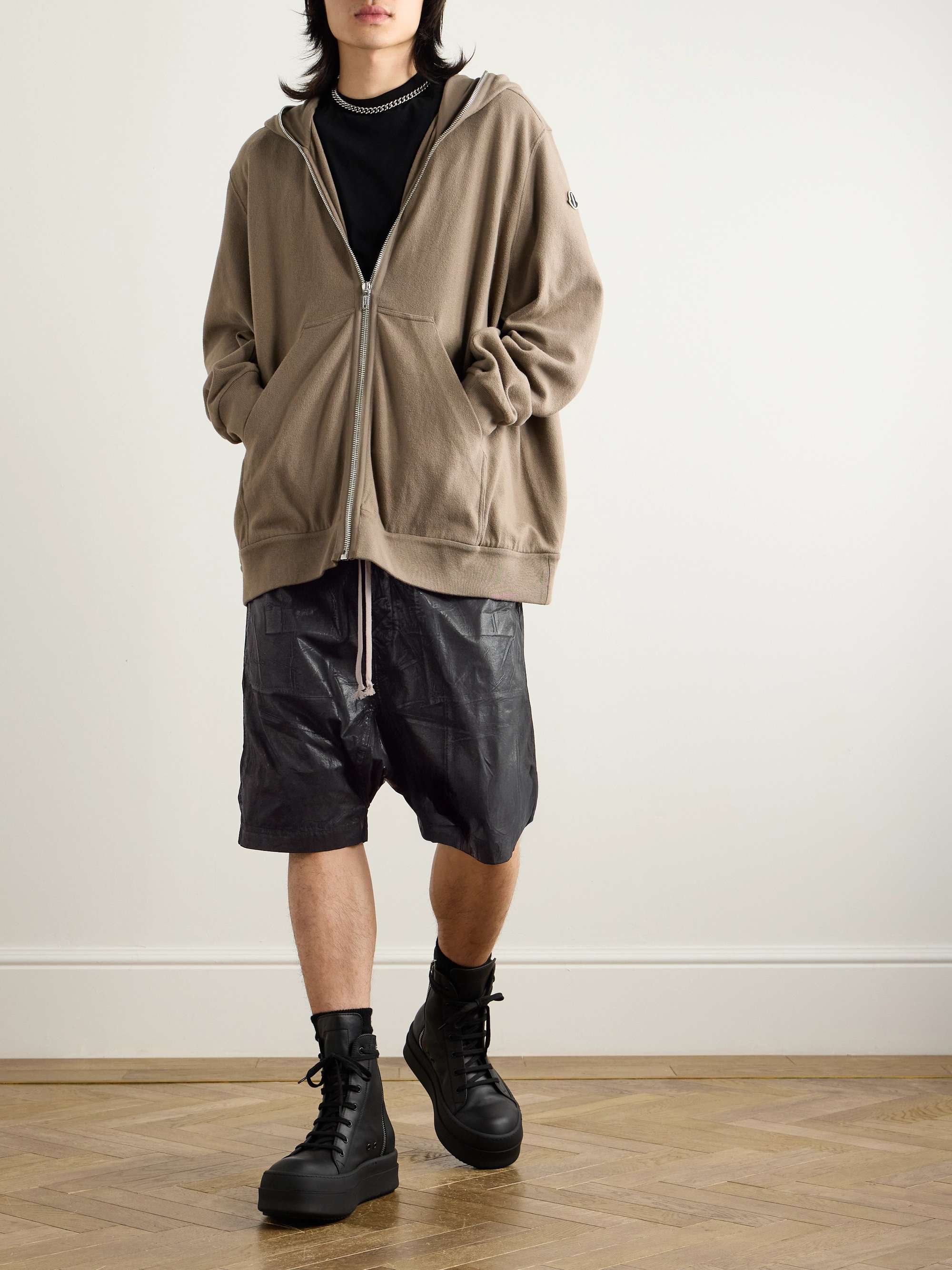 Pods Straight-Leg Cotton-Poplin Drawstring Shorts view