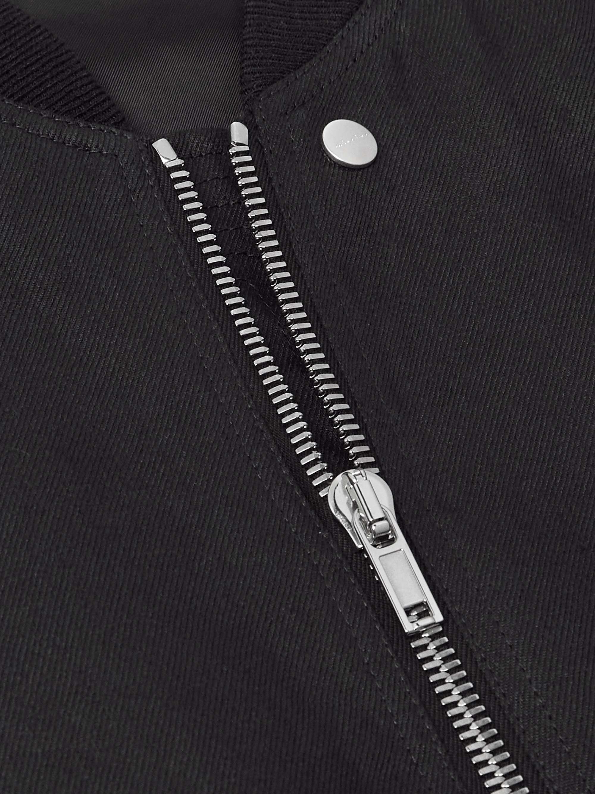 Classic Flight Webbing-Trimmed Cotton-Twill Bomber Jacket view