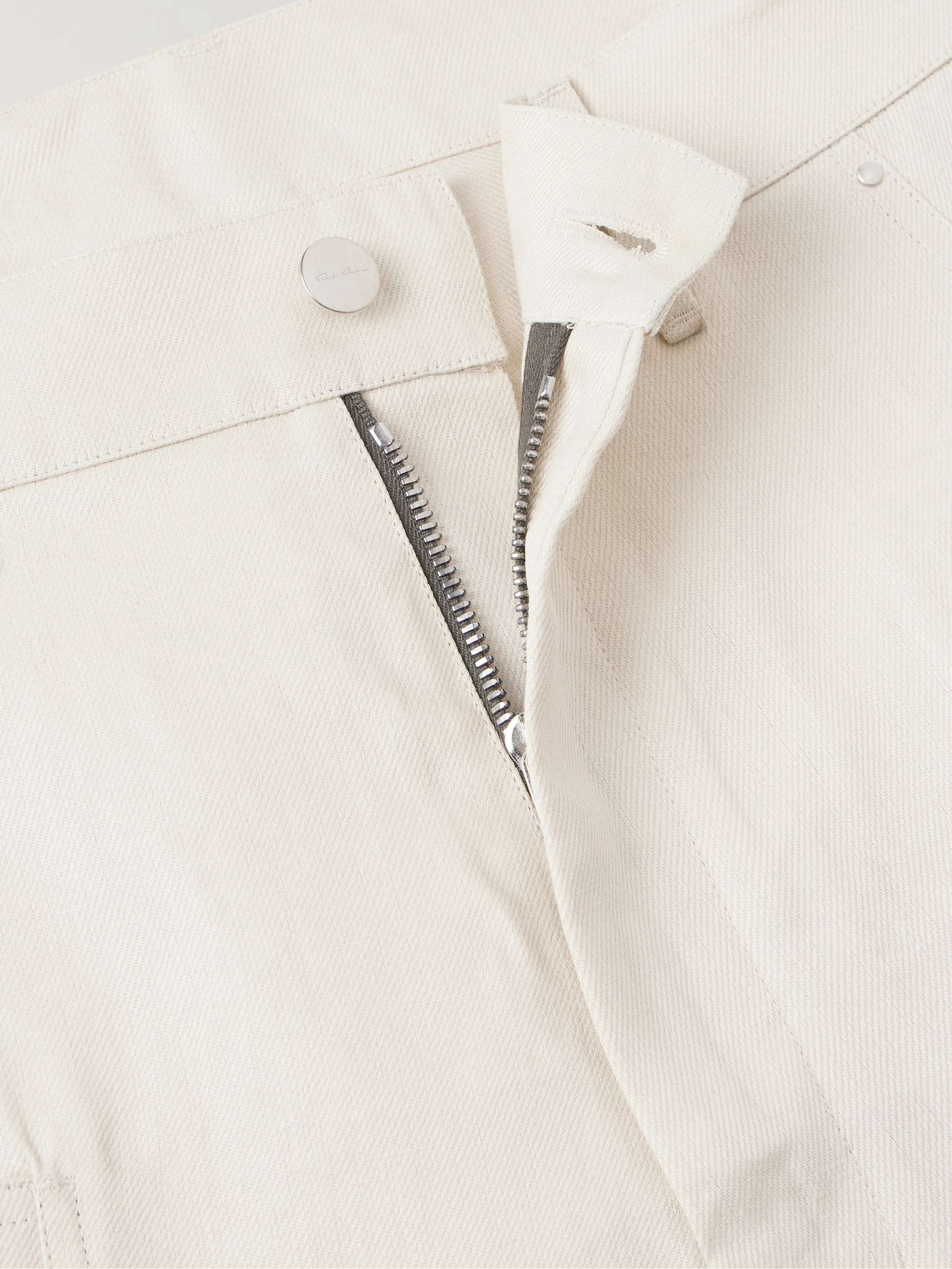 Stefan Wide-Leg Linen Cargo Trousers view