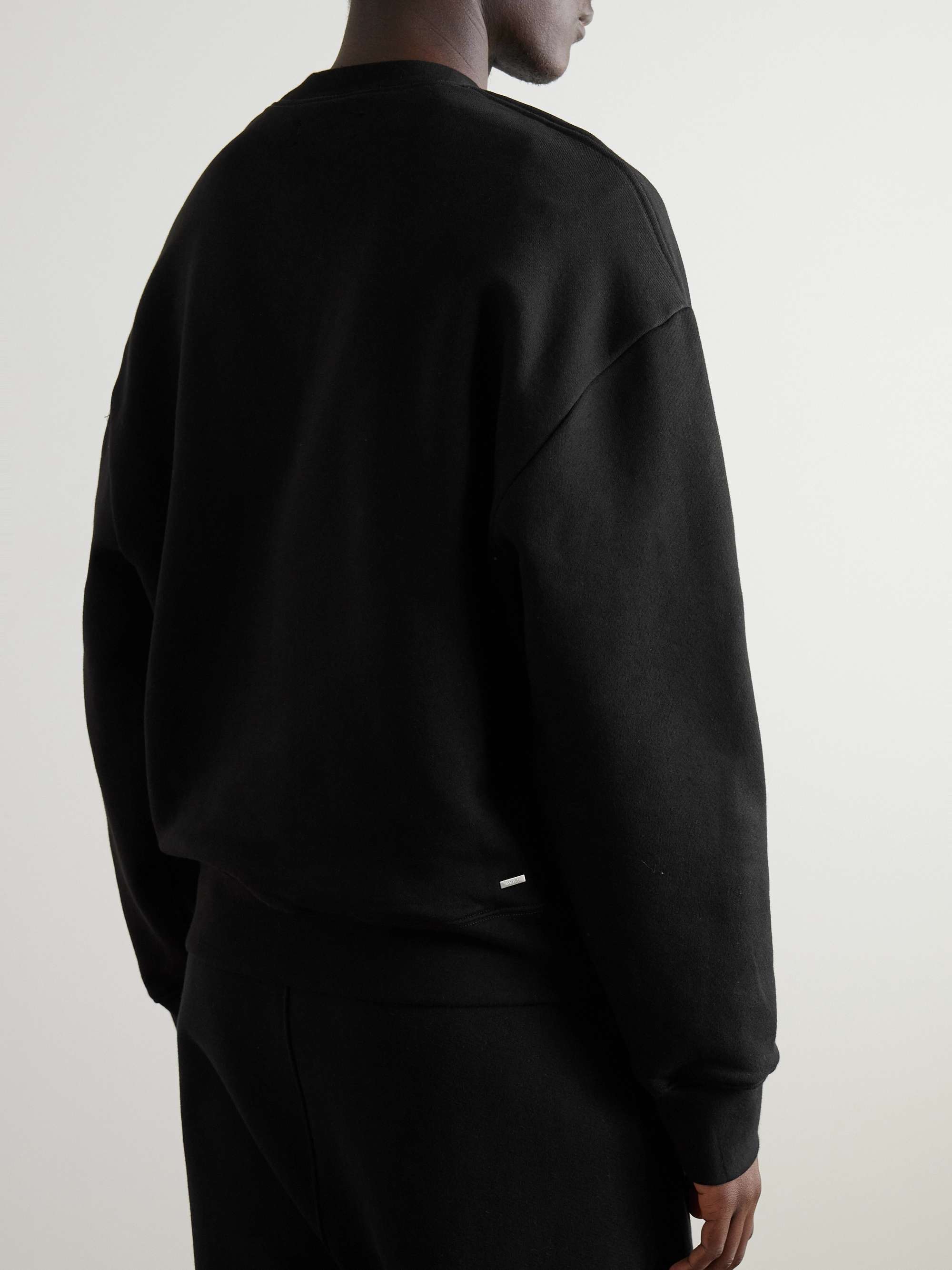 Oversized Logo-Print Cotton-Jersey Sweatshirt view
