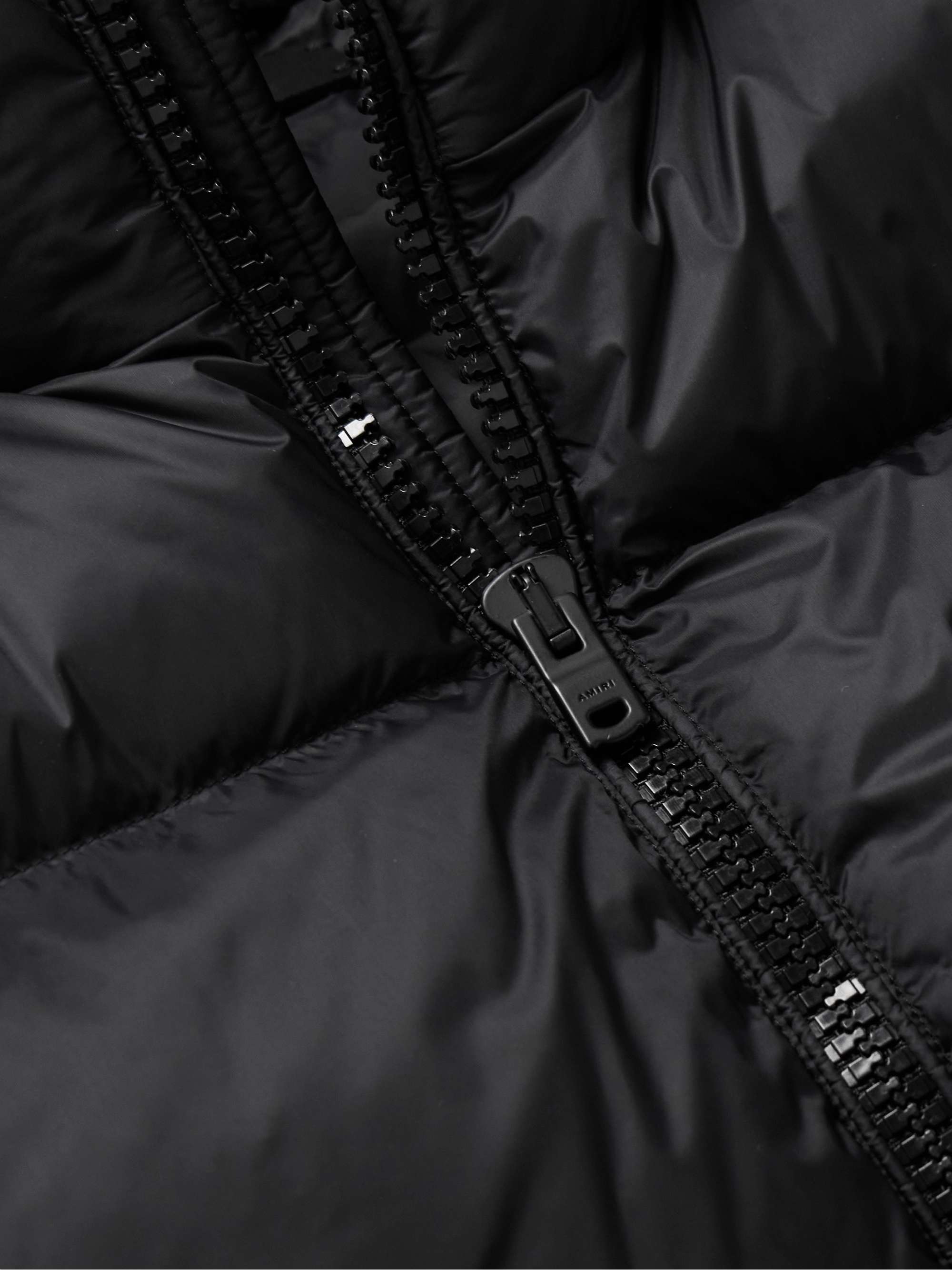 Bones Appliquéd Quilted Shell Down Jacket view