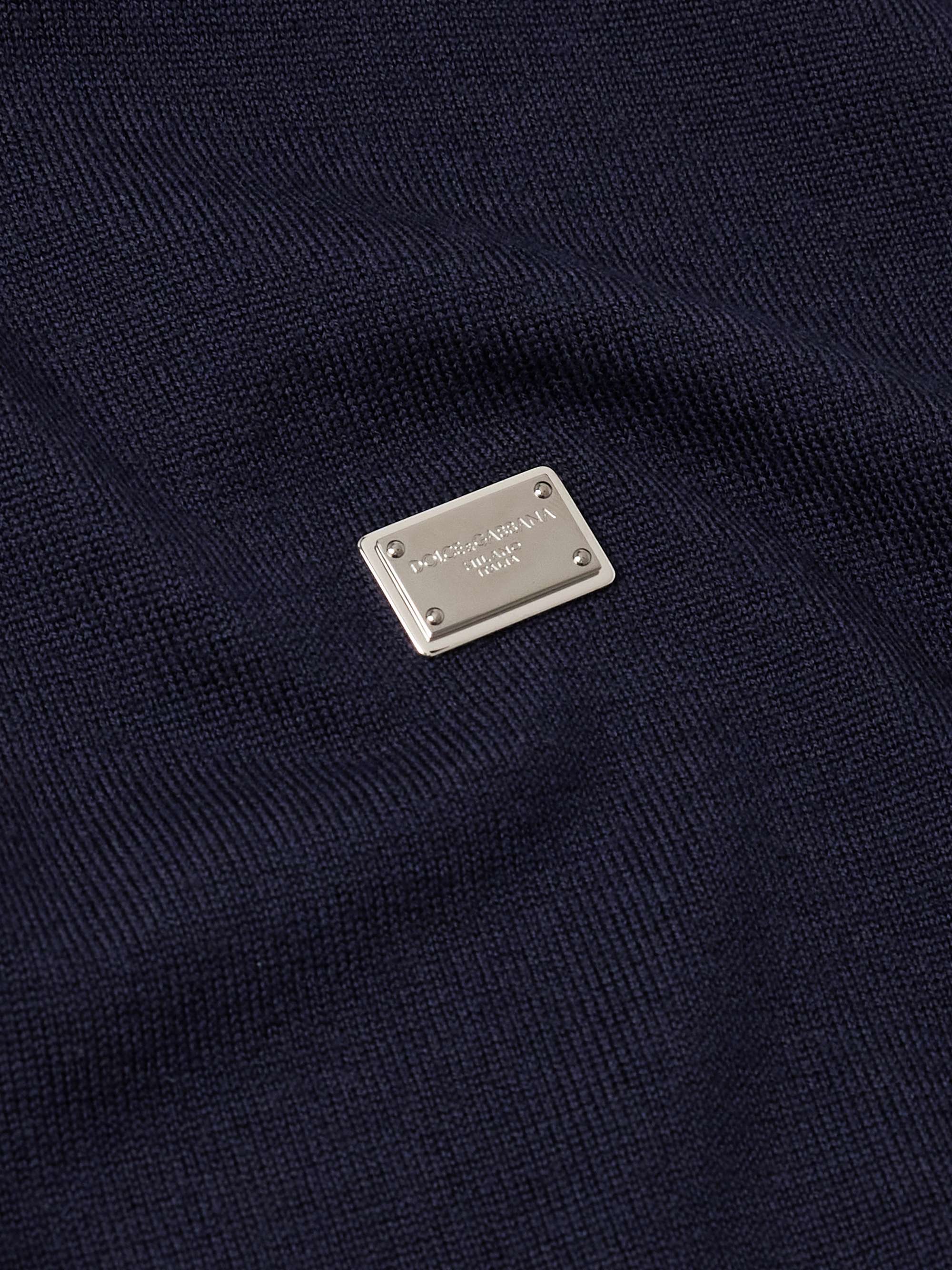 Logo-Appliquéd Wool Hoodie view
