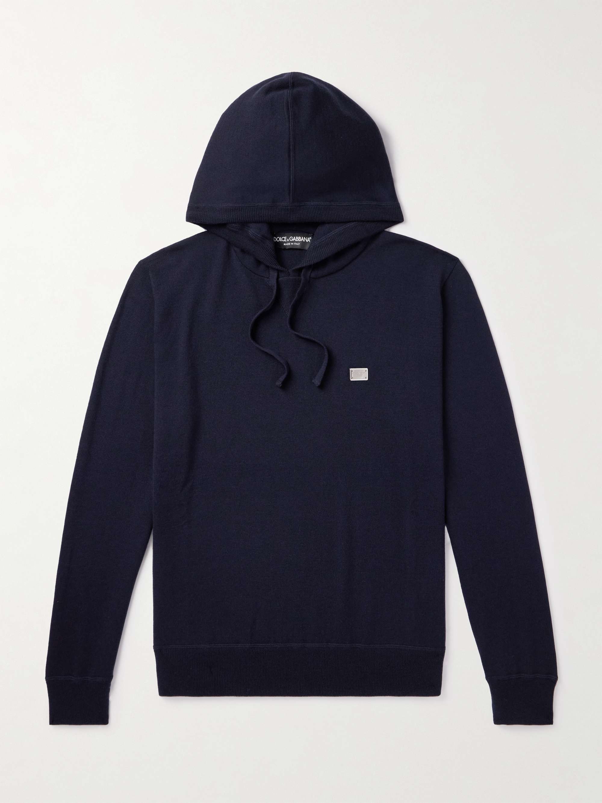 Logo-Appliquéd Wool Hoodie view